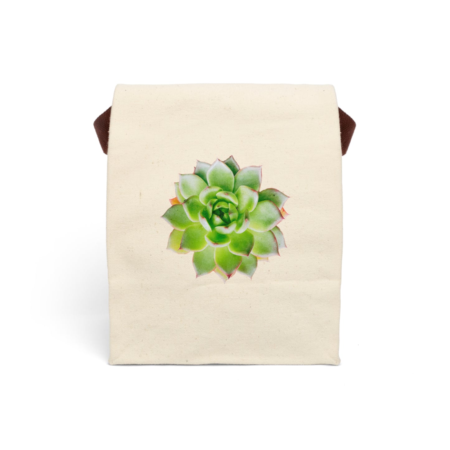 Echeveria Canvas Lunch Bag