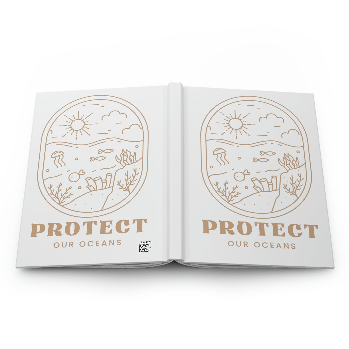 Protect Our Oceans Hardcover Matte Journal