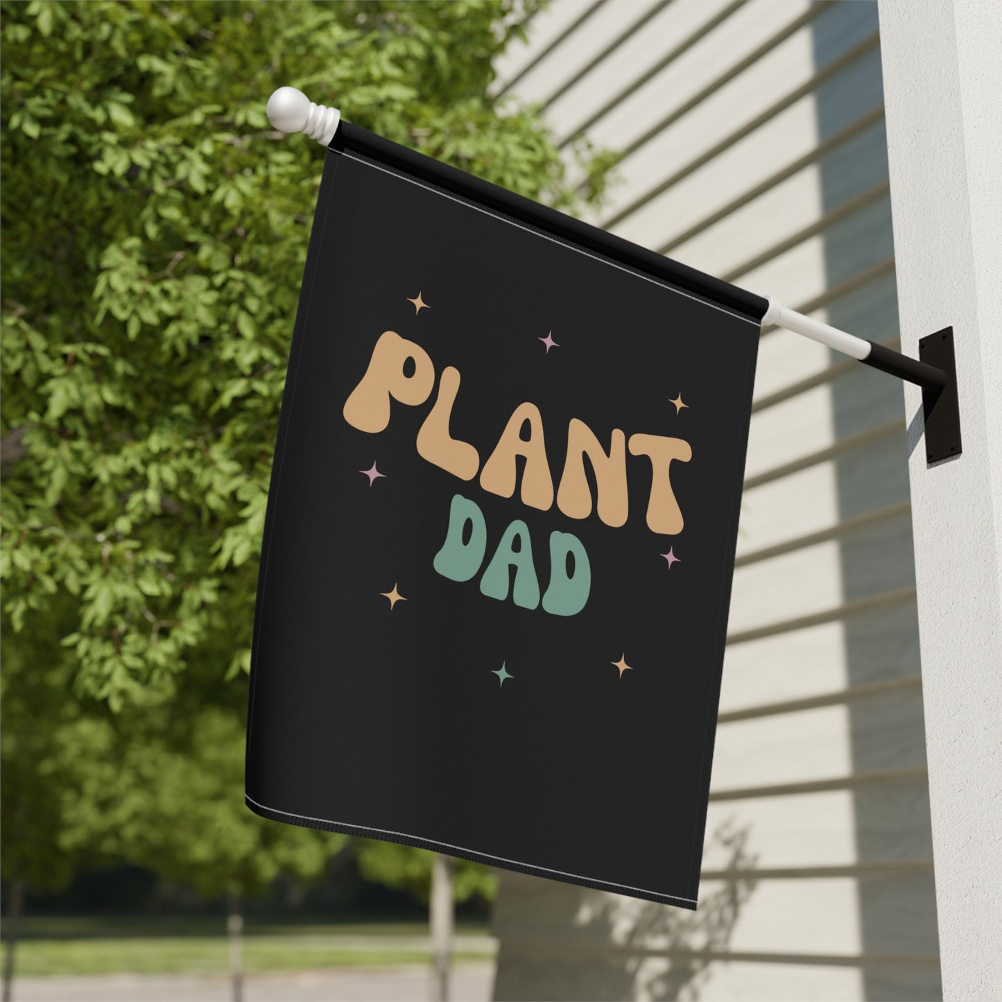 Plant Dad Garden & House Banner
