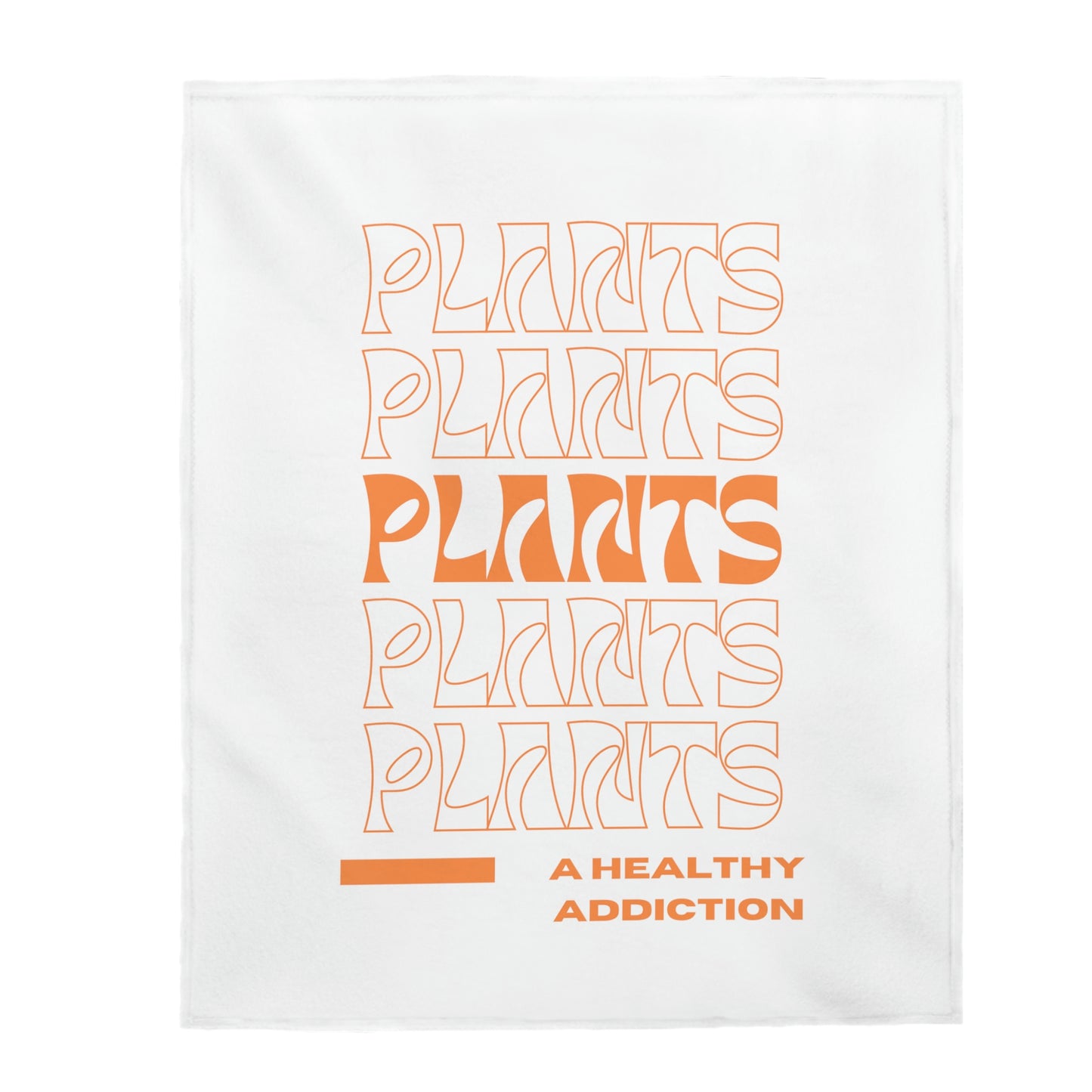 A Healthy AddictionVelveteen Plush Blanket