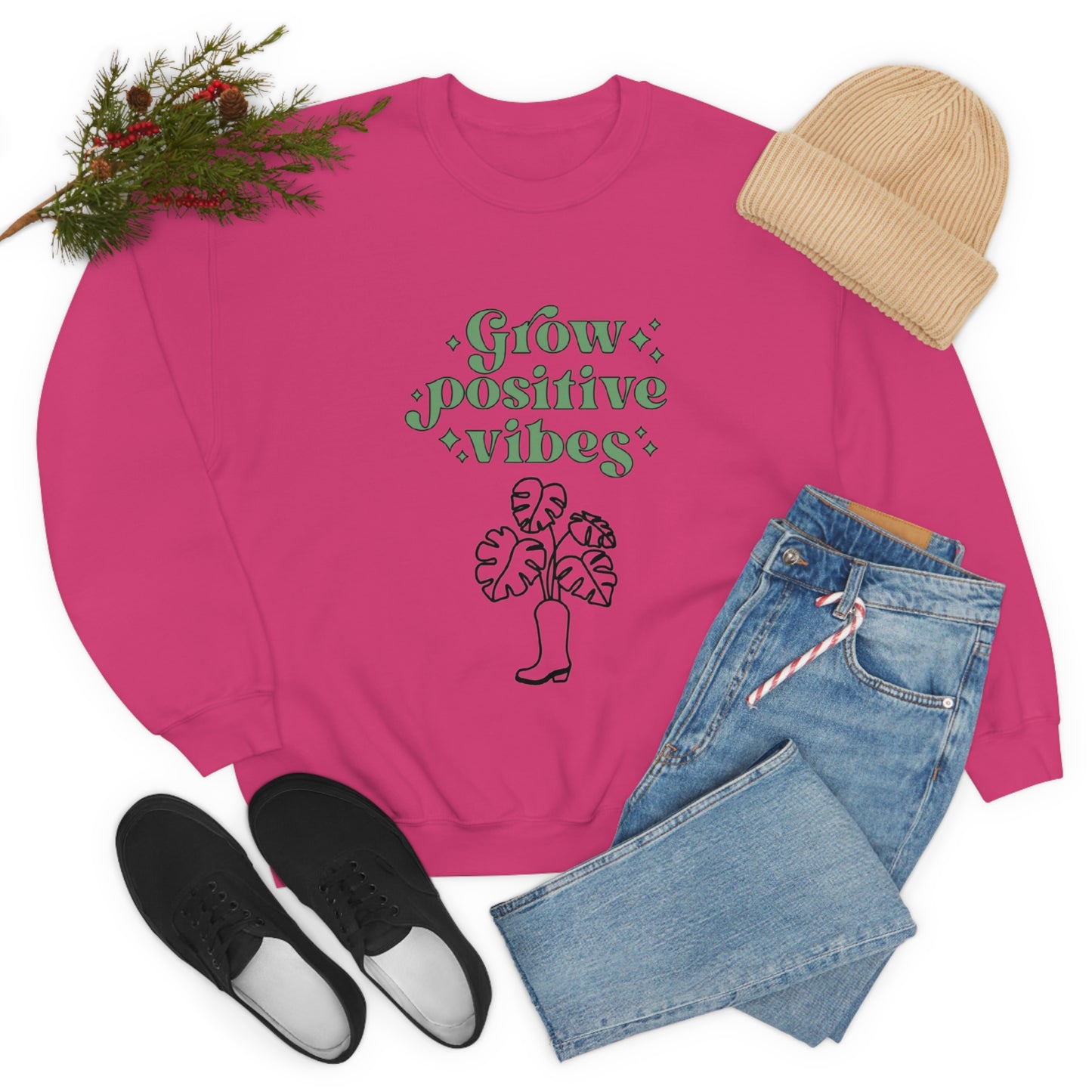 Grow Positive Unisex Crewneck