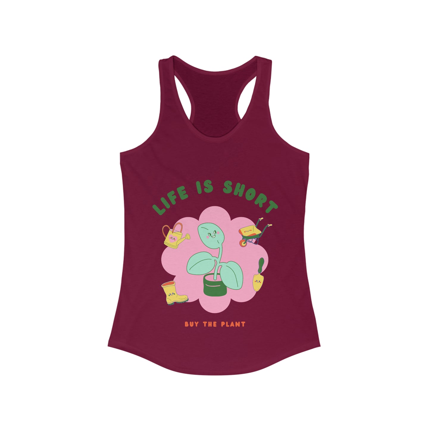 Life Is Short Women's Racerback Tank
