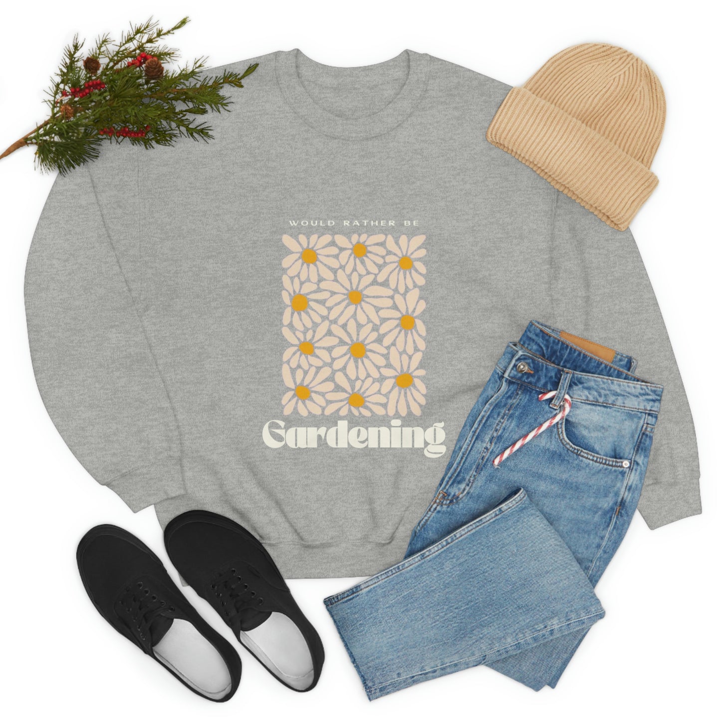 Would Rather Be Gardening Unisex Crewneck