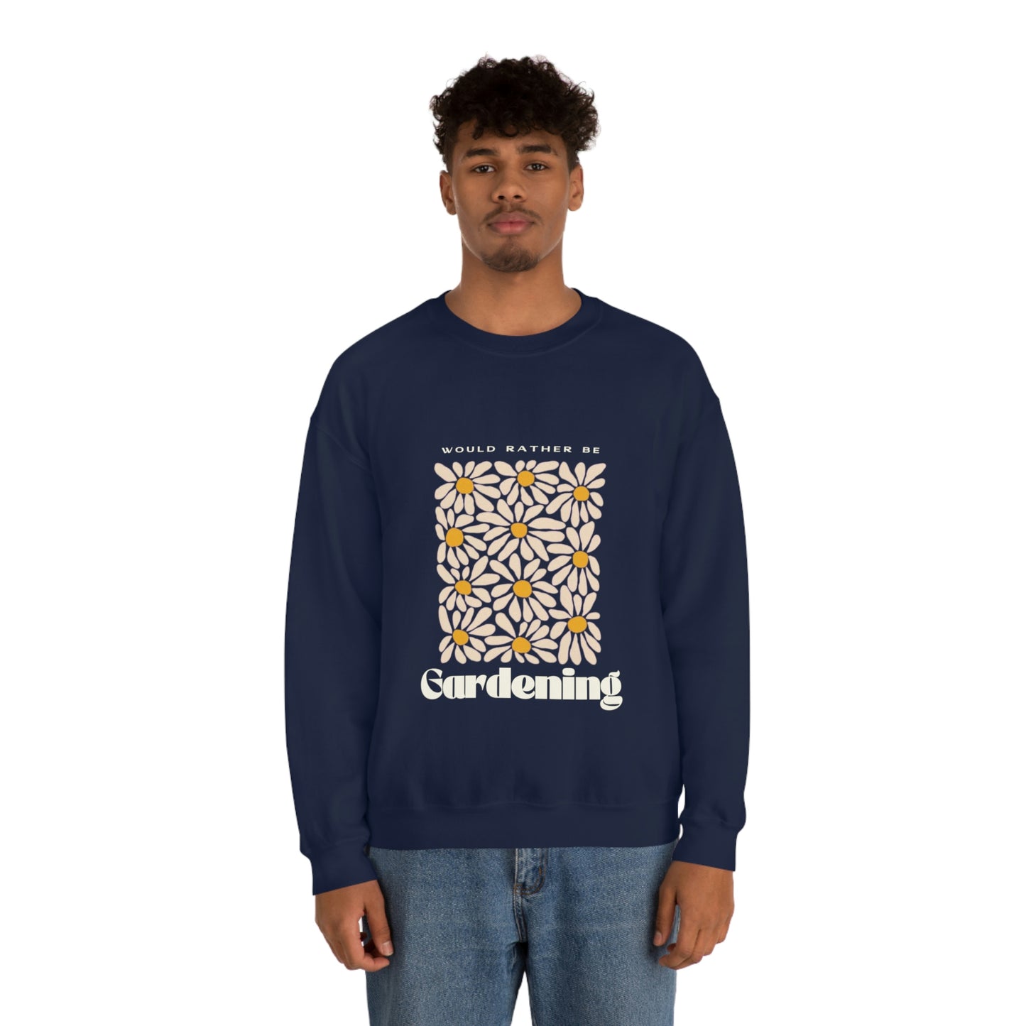 Would Rather Be Gardening Unisex Crewneck