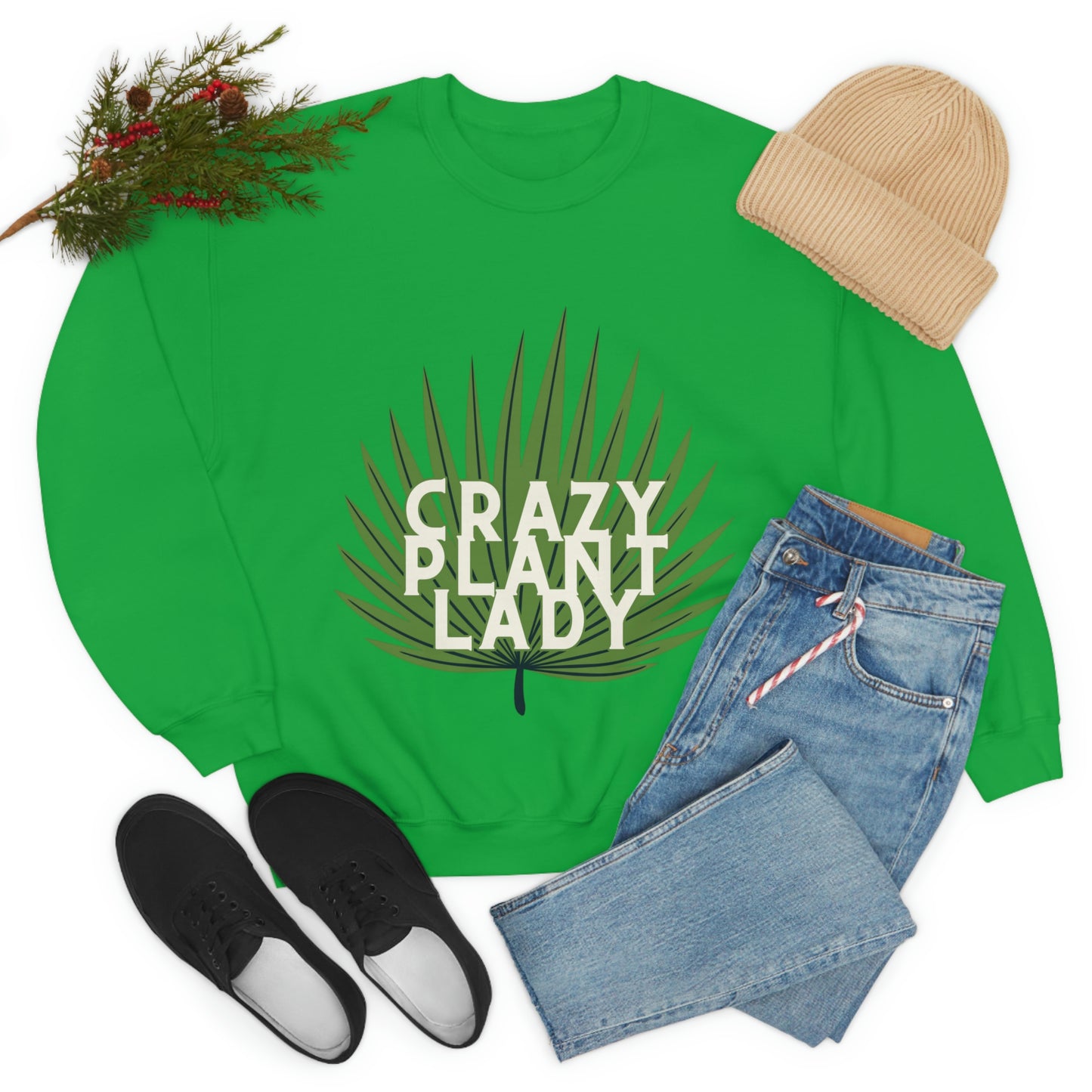 Crazy Plant Lady Unisex Crewneck