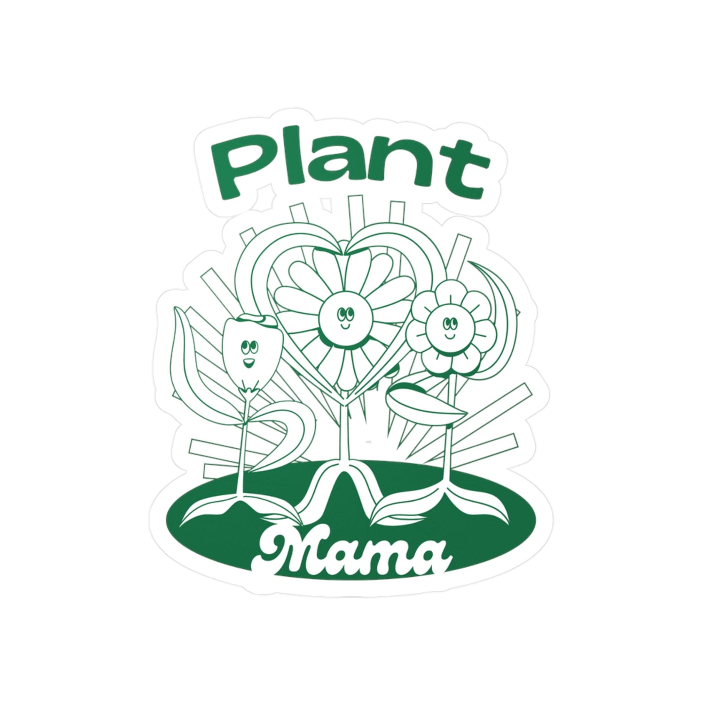 Plant Mama Vinyl Decals