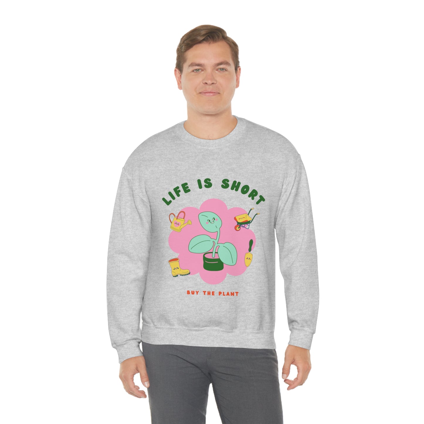 Life Is Short Unisex Crewneck