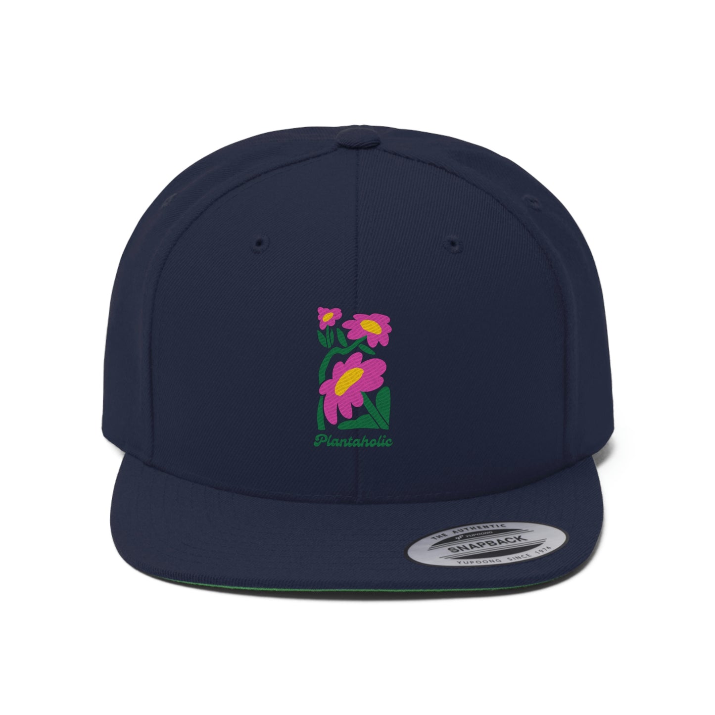 Plantaholic Unisex Flat Bill Hat