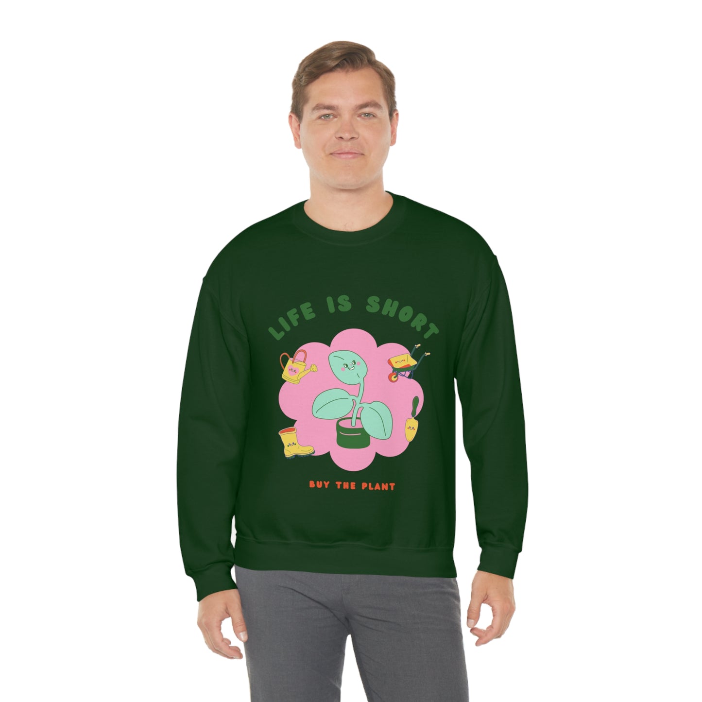 Life Is Short Unisex Crewneck