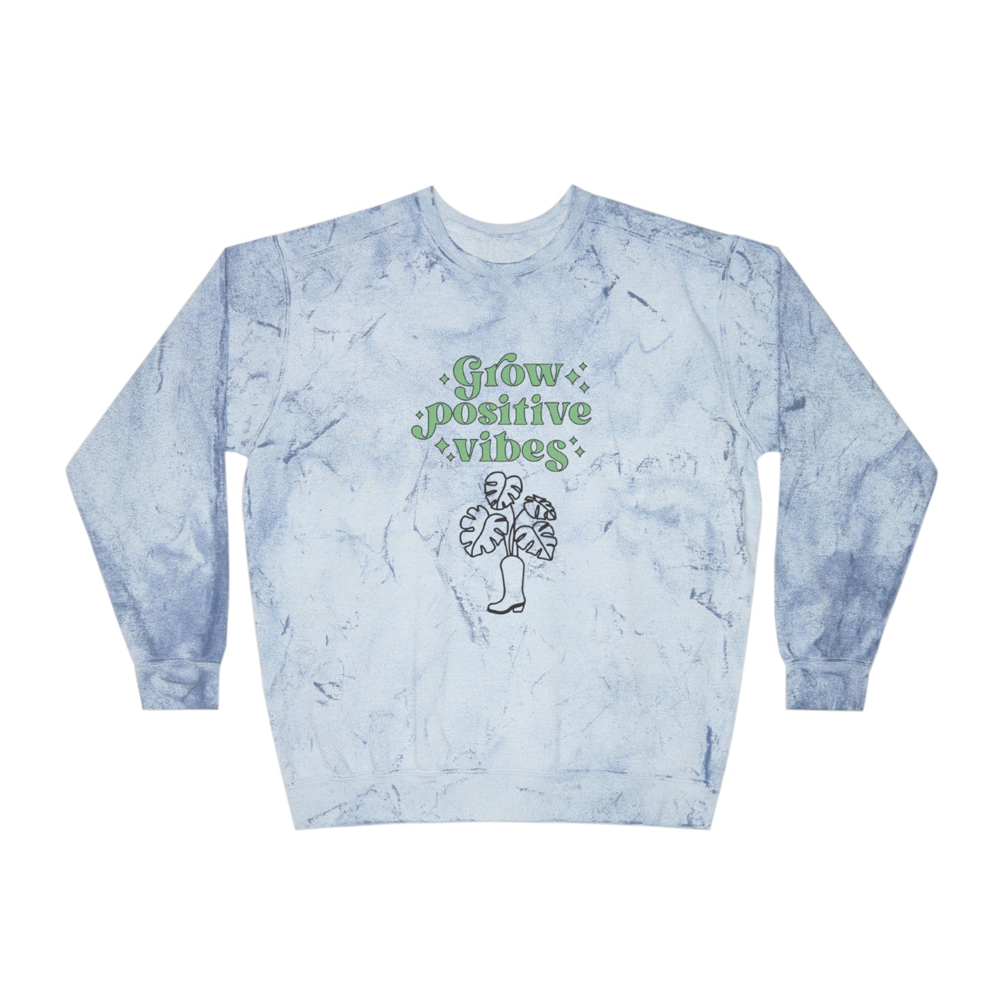 Grow Positive Color Blast Crewneck