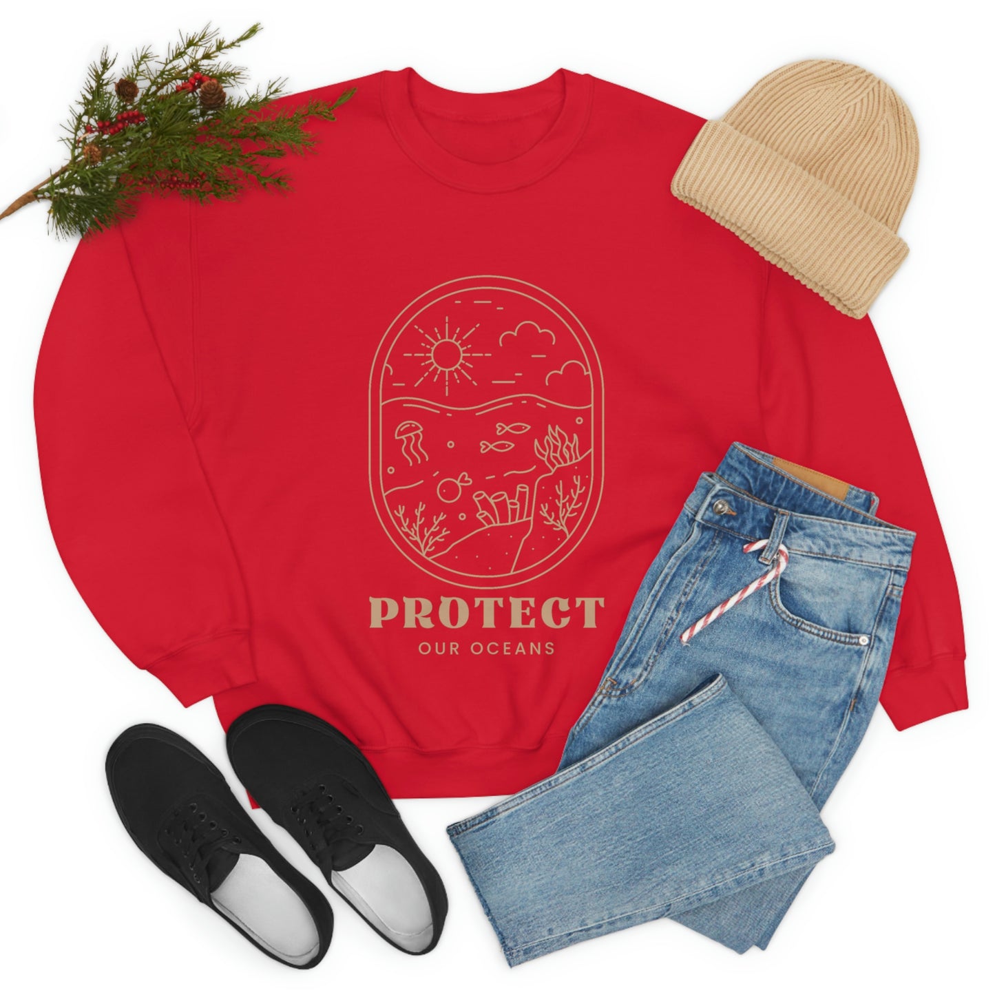 Protect Our Oceans Unisex Crewneck