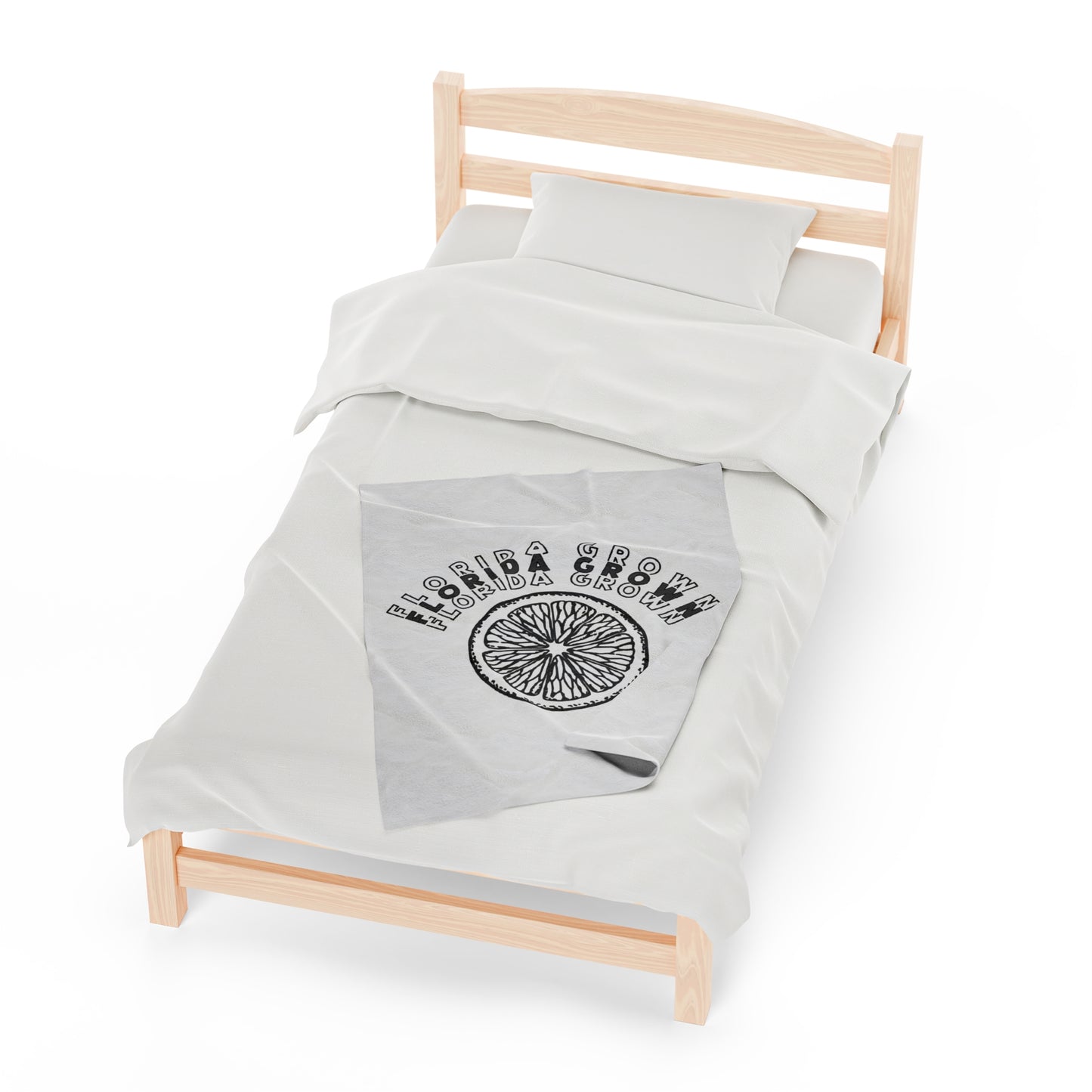 Florida Grown Velveteen Plush Blanket