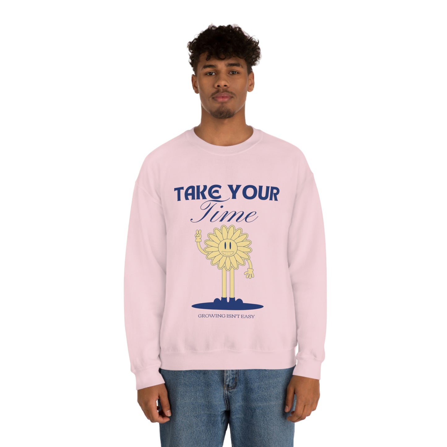 Growing Isn't Easy Unisex Crewneck