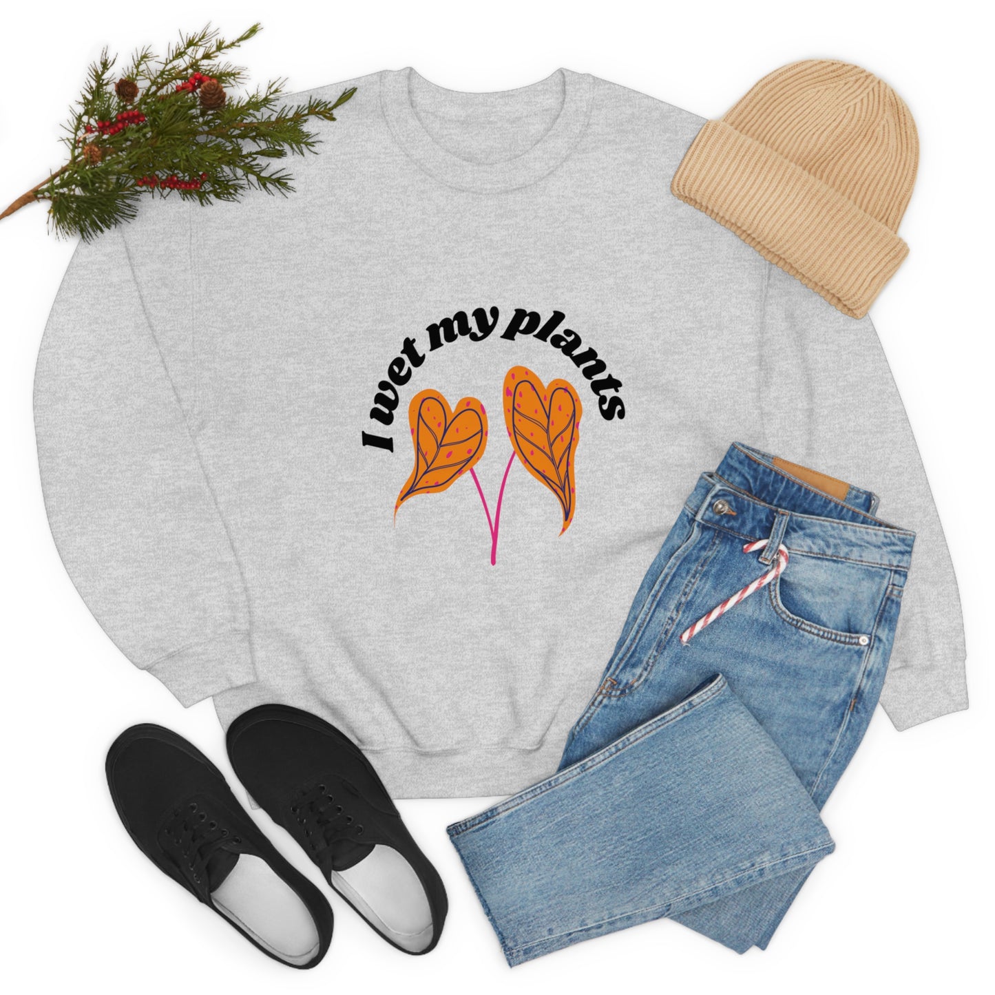I Wet My Plants Unisex Crewneck