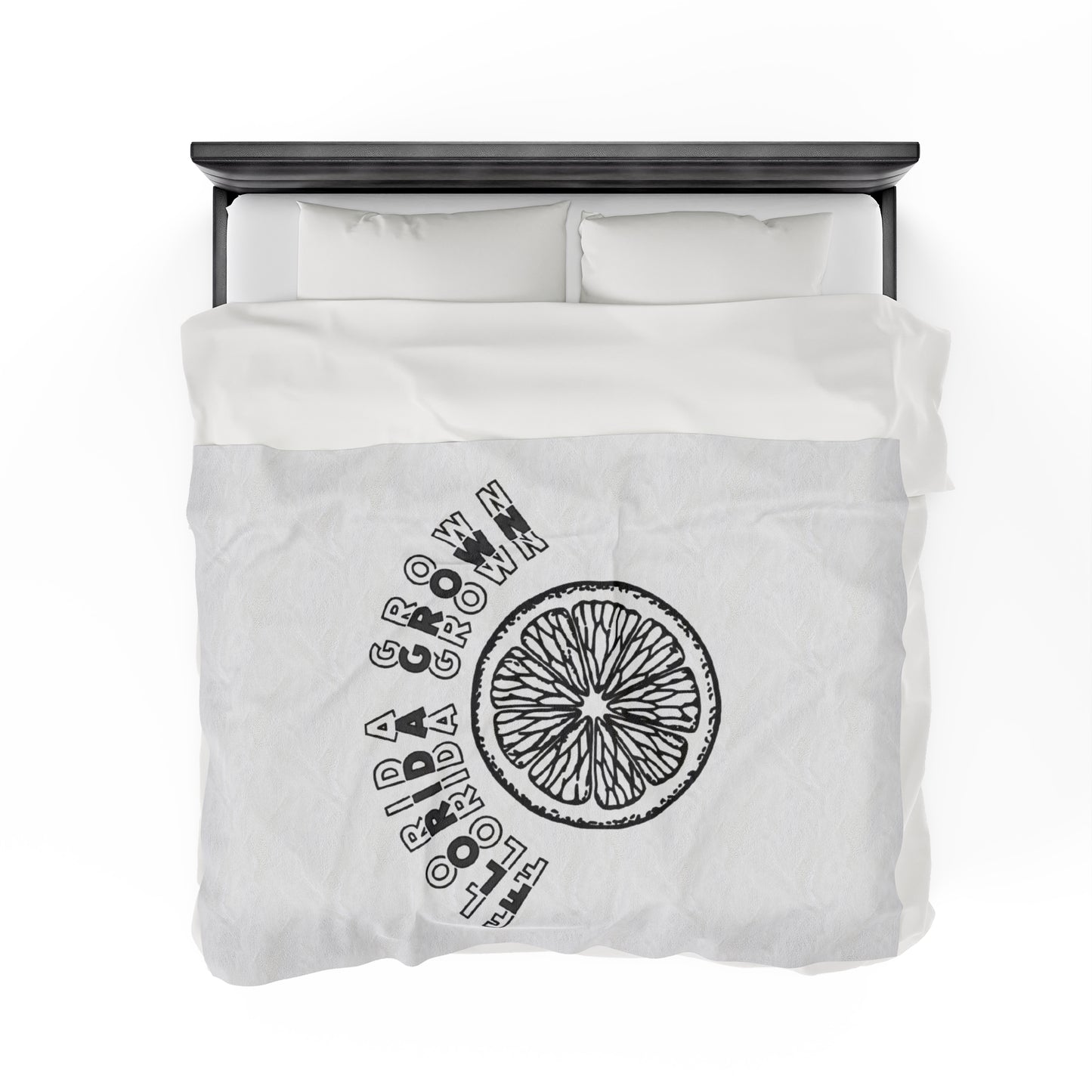 Florida Grown Velveteen Plush Blanket