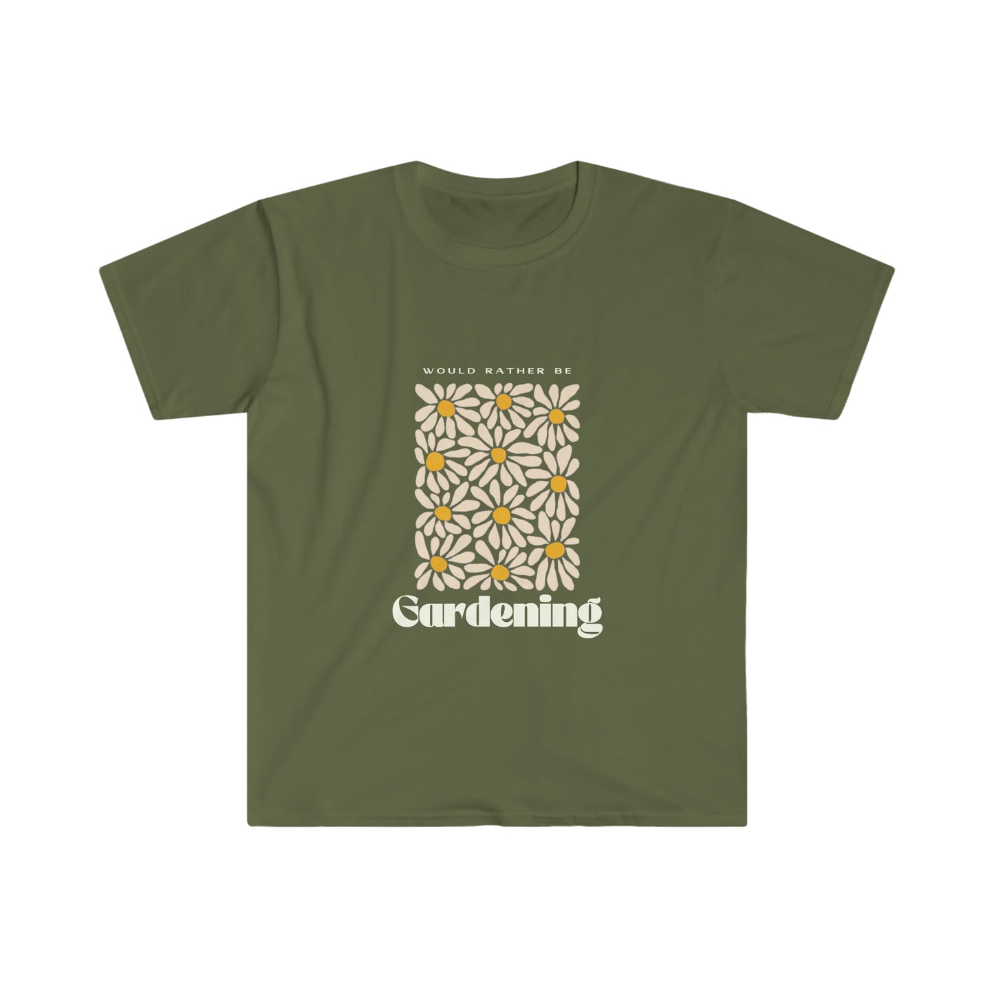 Would Rather Be Gardening Unisex Softstyle T-Shirt