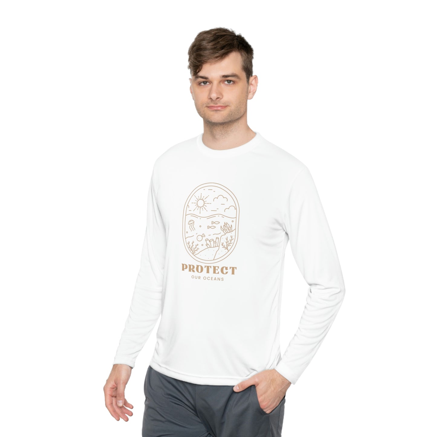 Protect Our Oceans Unisex Lightweight Long Sleeve