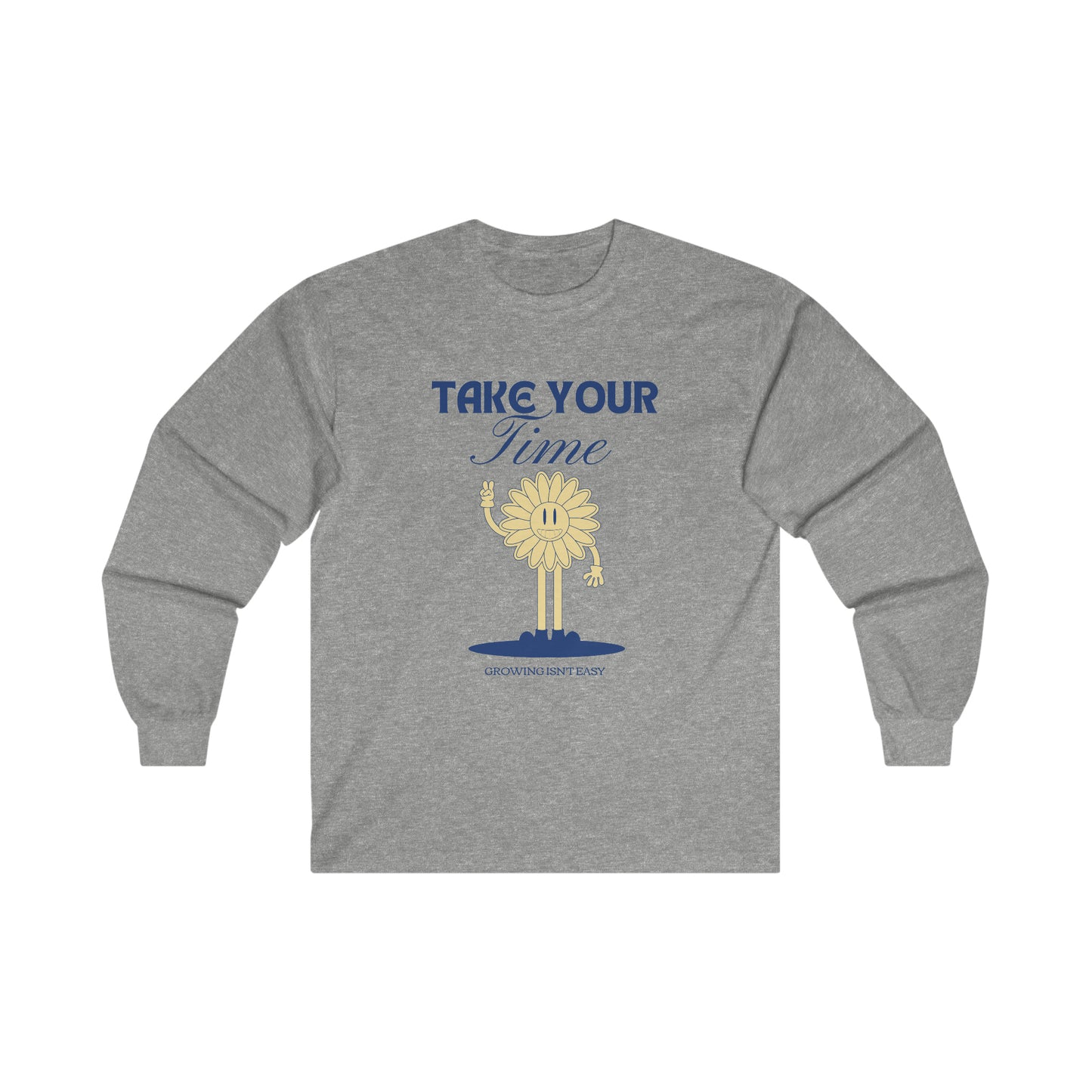 Growing Isn't Easy Cotton Long Sleeve