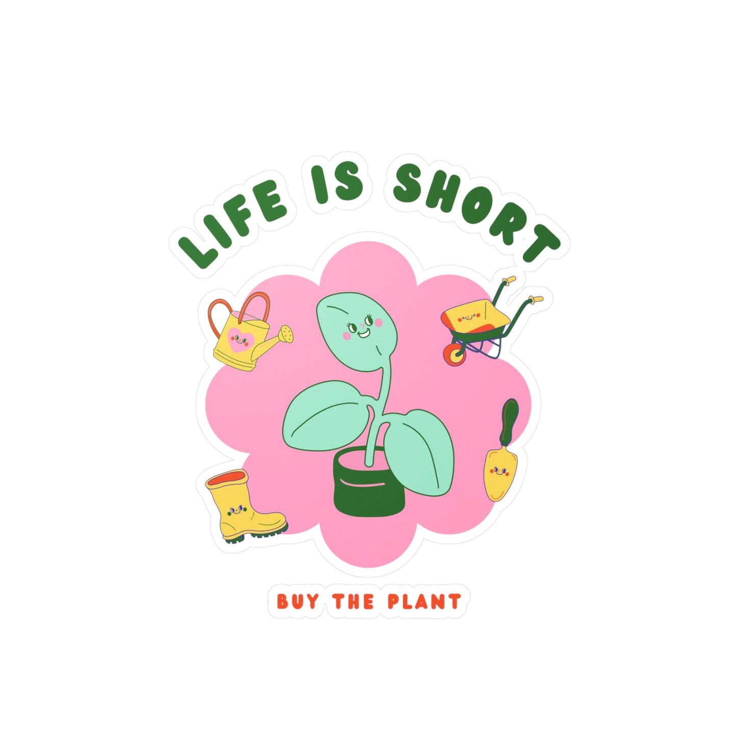 Life Is Short Vinyl Decals