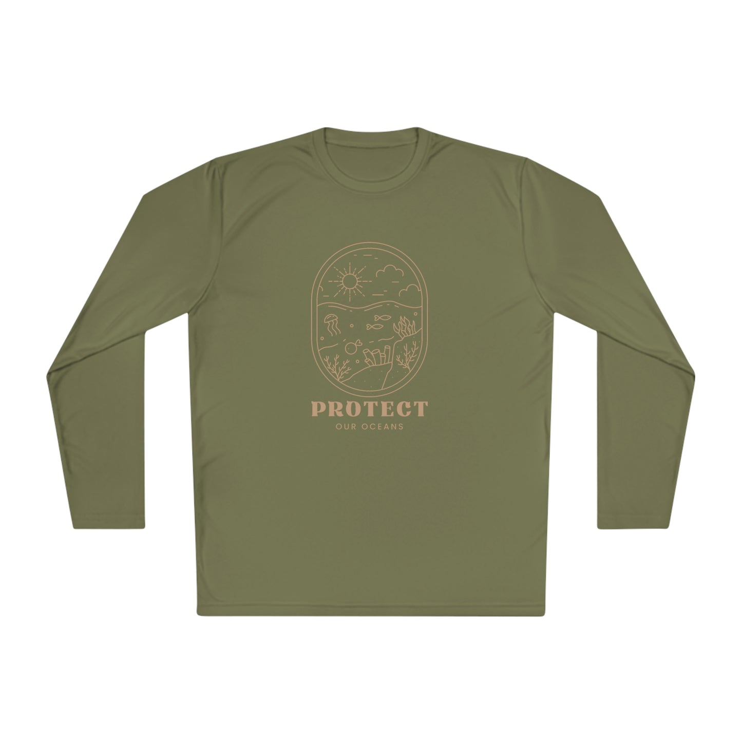 Protect Our Oceans Unisex Lightweight Long Sleeve