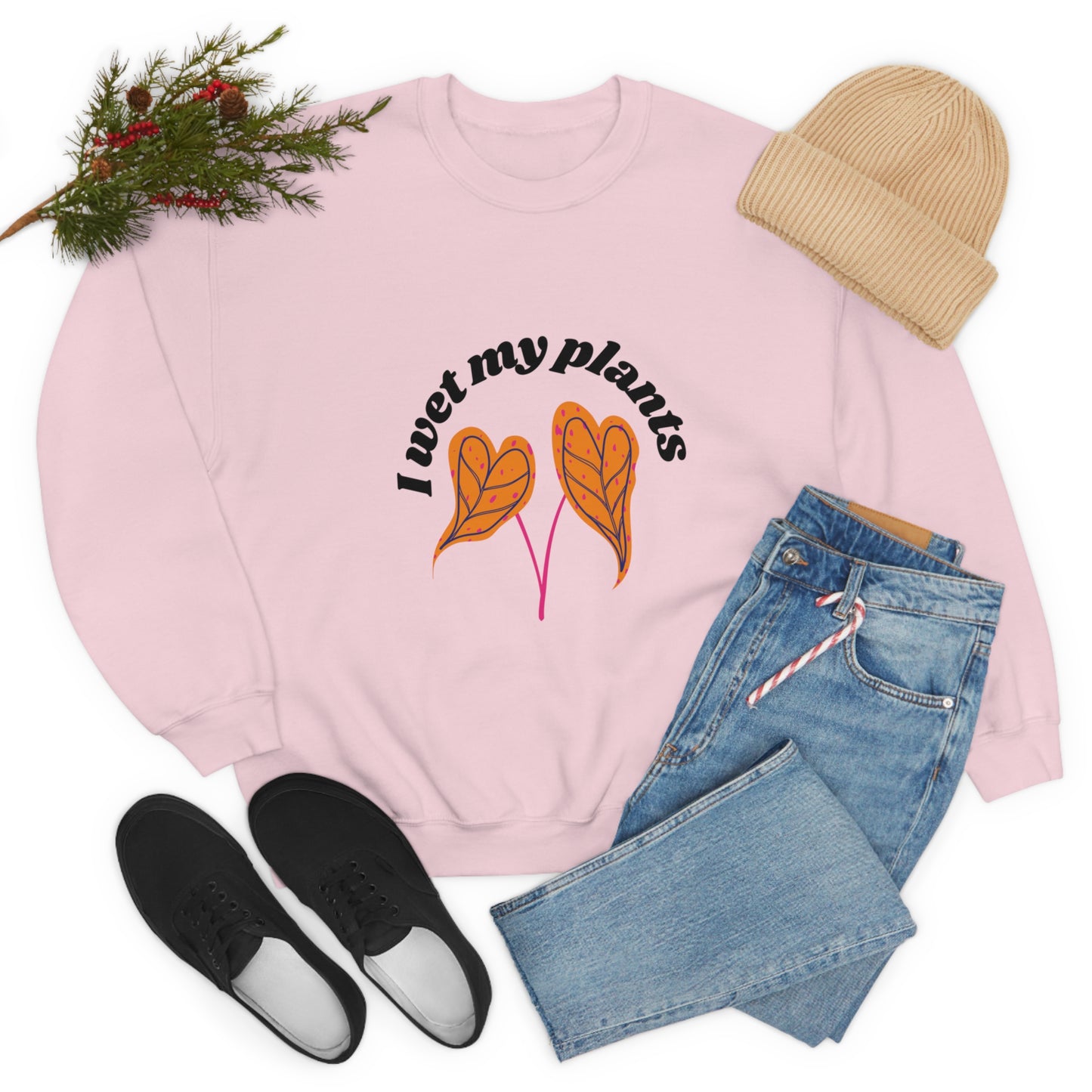 I Wet My Plants Unisex Crewneck