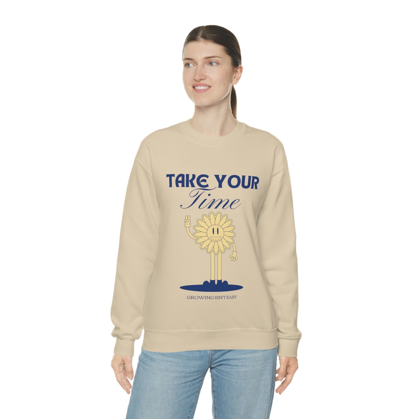 Growing Isn't Easy Unisex Crewneck
