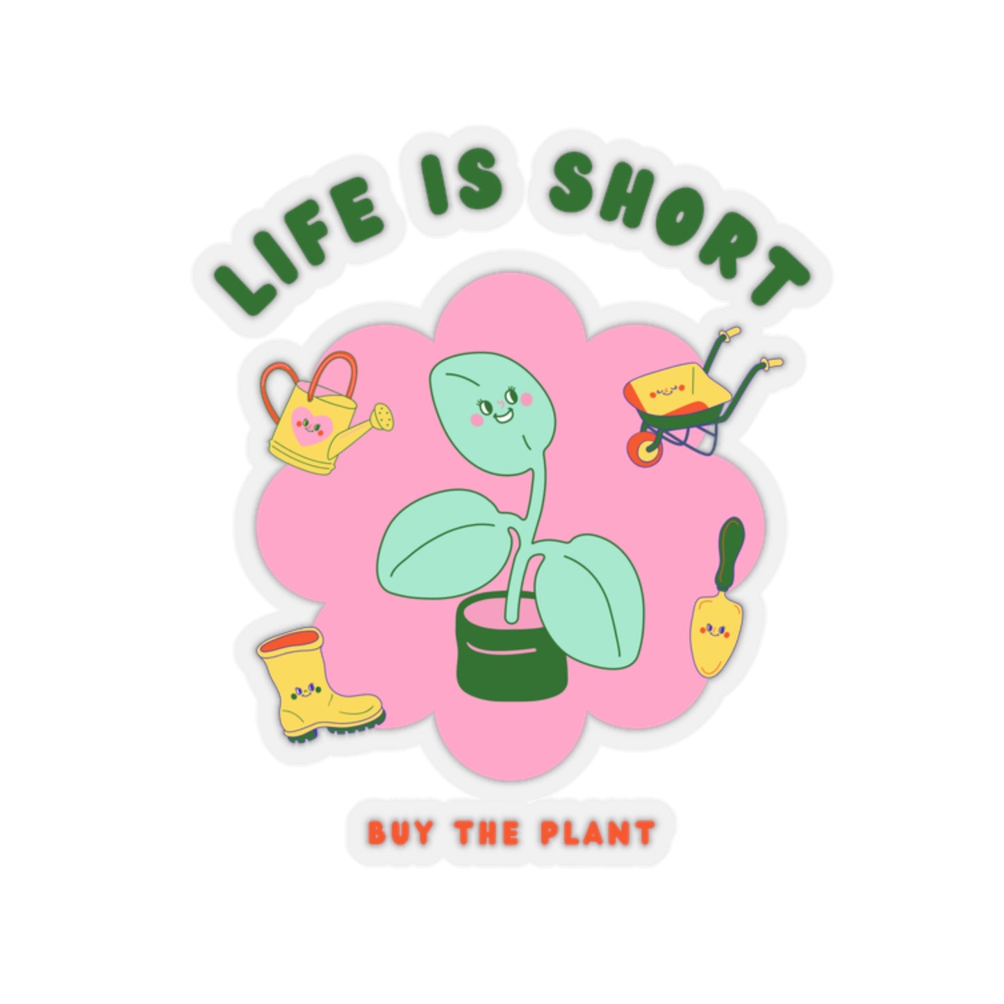 Life Is Short Stickers