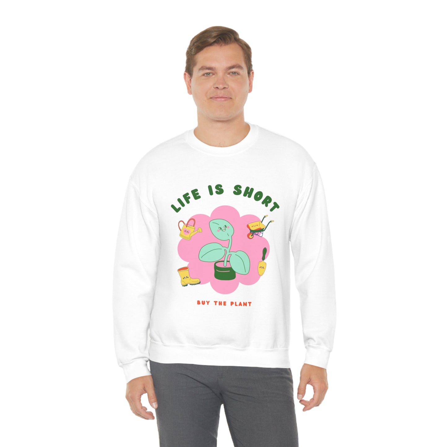 Life Is Short Unisex Crewneck