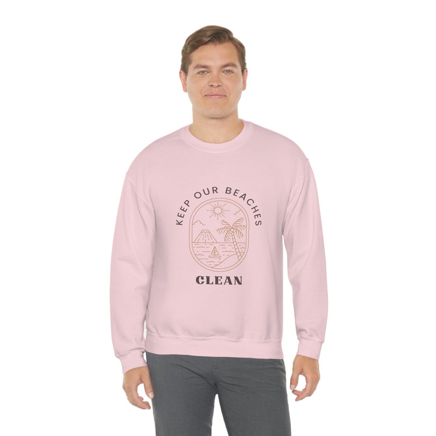 Clean Beaches Unisex Crewneck