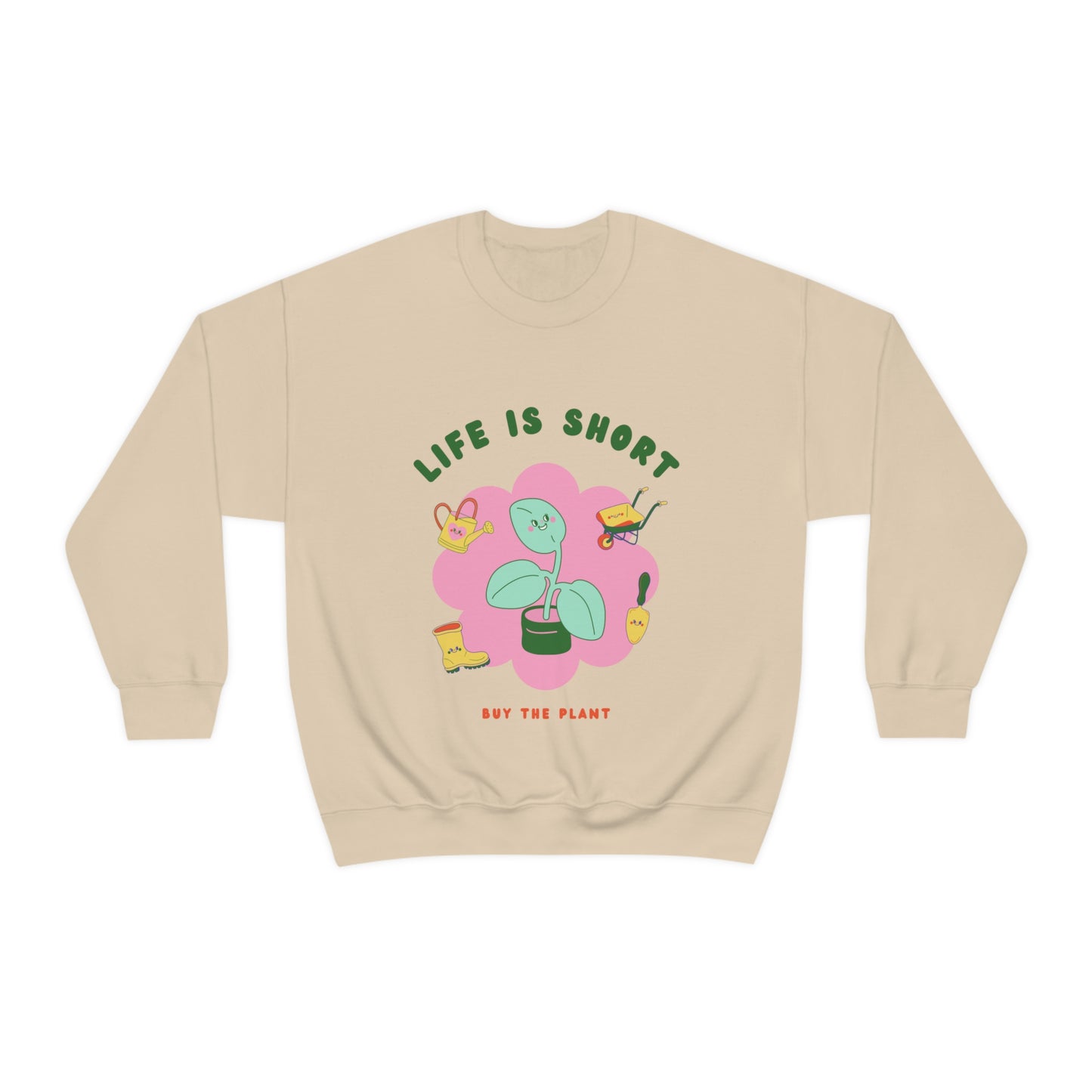 Life Is Short Unisex Crewneck