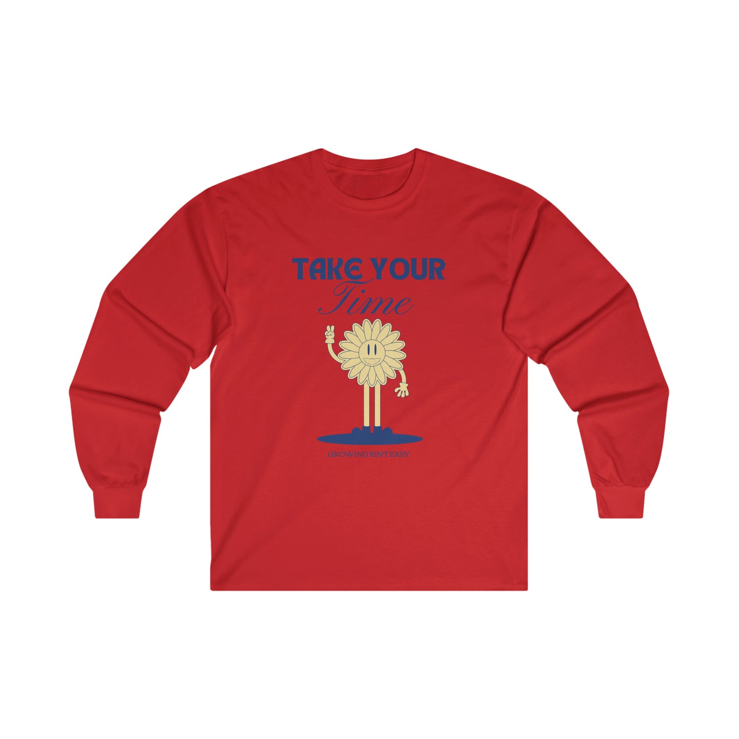 Growing Isn't Easy Cotton Long Sleeve