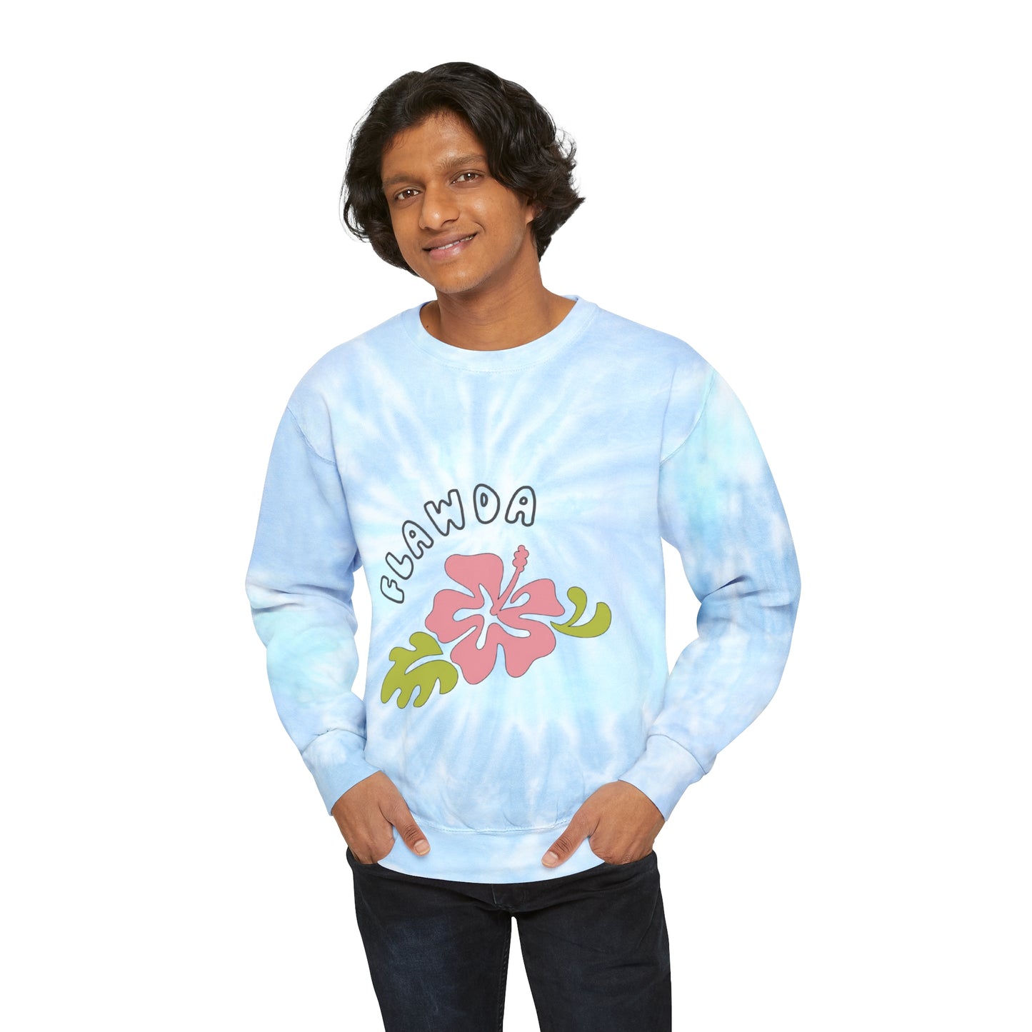 Flawda Unisex Tie-Dye Crewneck