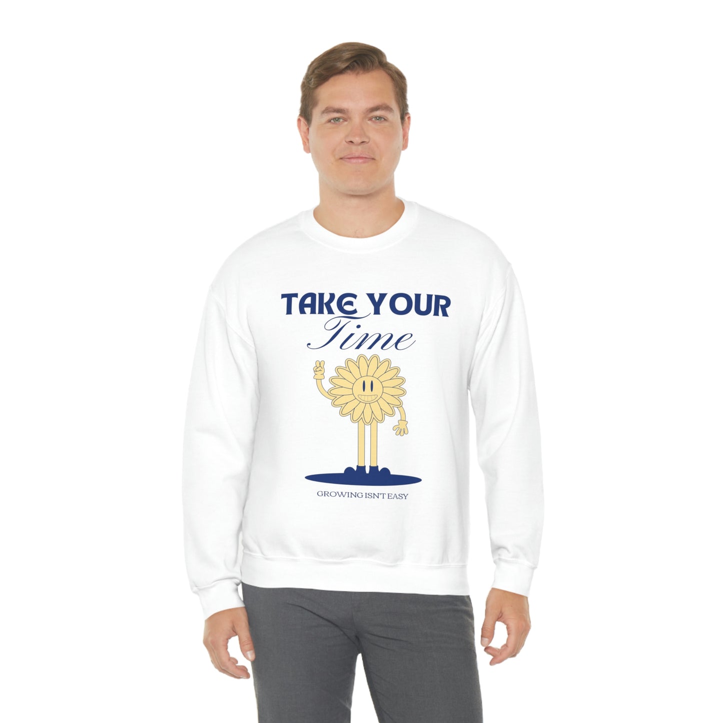 Growing Isn't Easy Unisex Crewneck