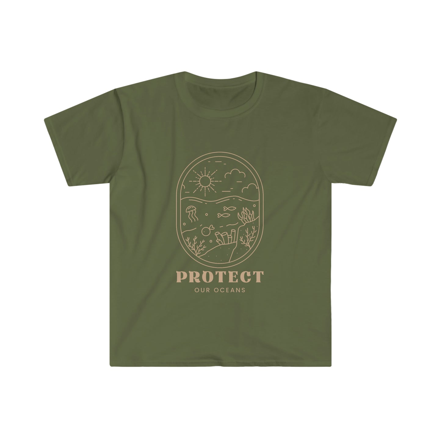 Protect Our Oceans Unisex Softstyle T-Shirt