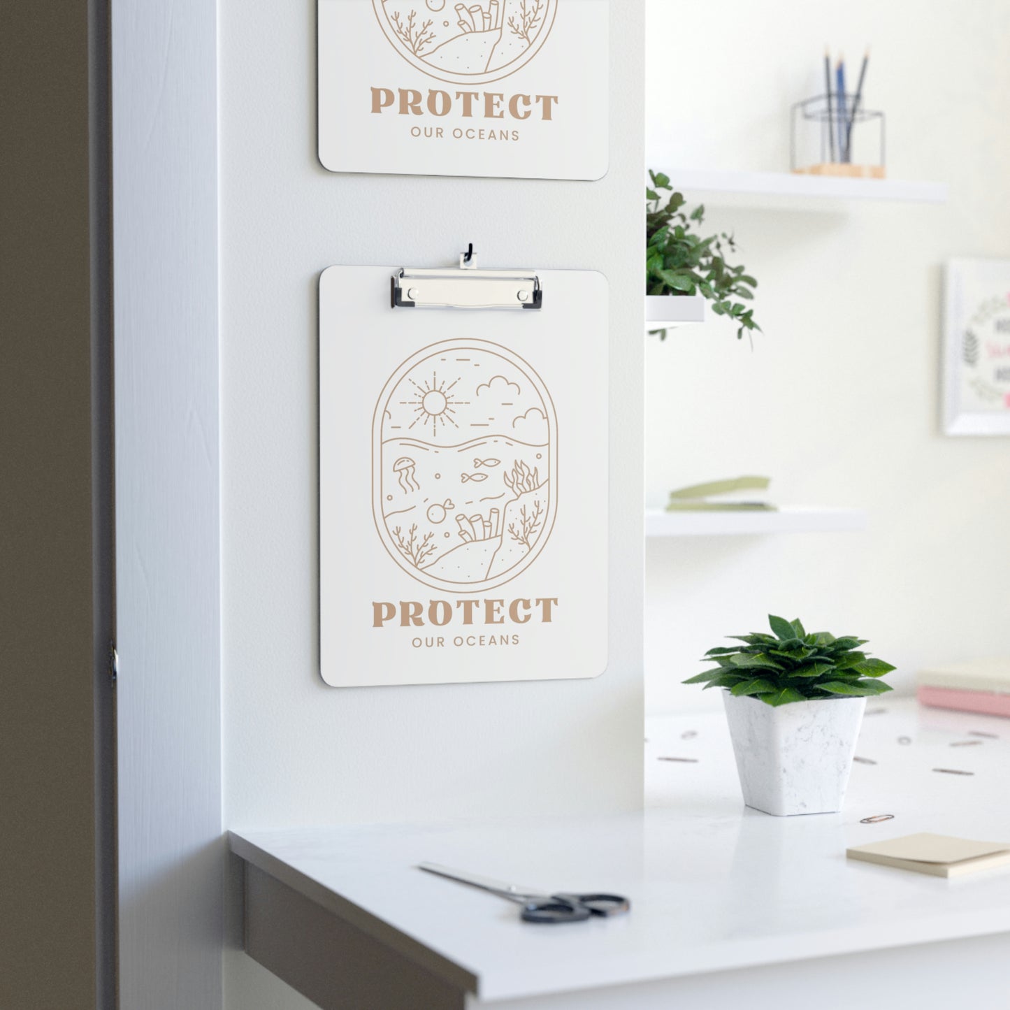 Protect Our Oceans Clipboard