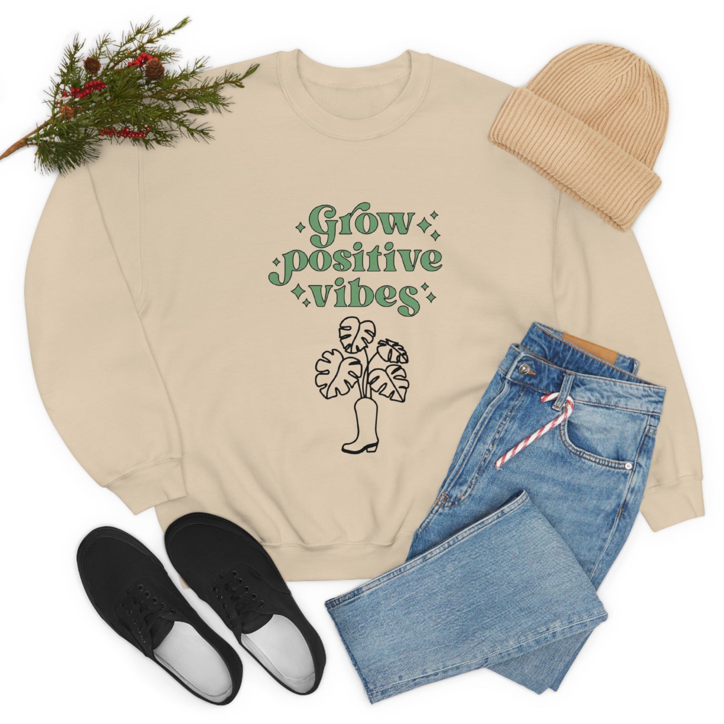 Grow Positive Unisex Crewneck