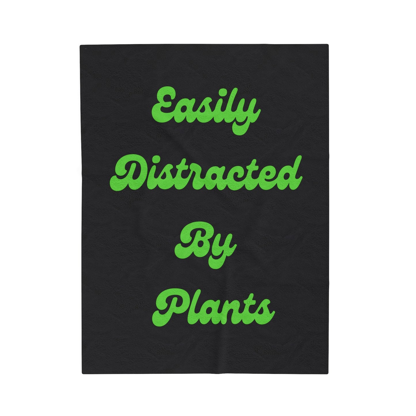 Distracted Velveteen Plush Blanket
