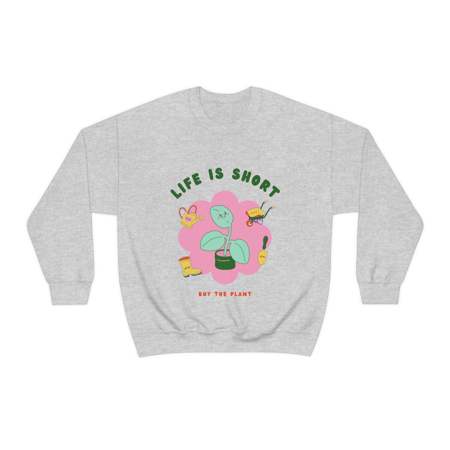 Life Is Short Unisex Crewneck