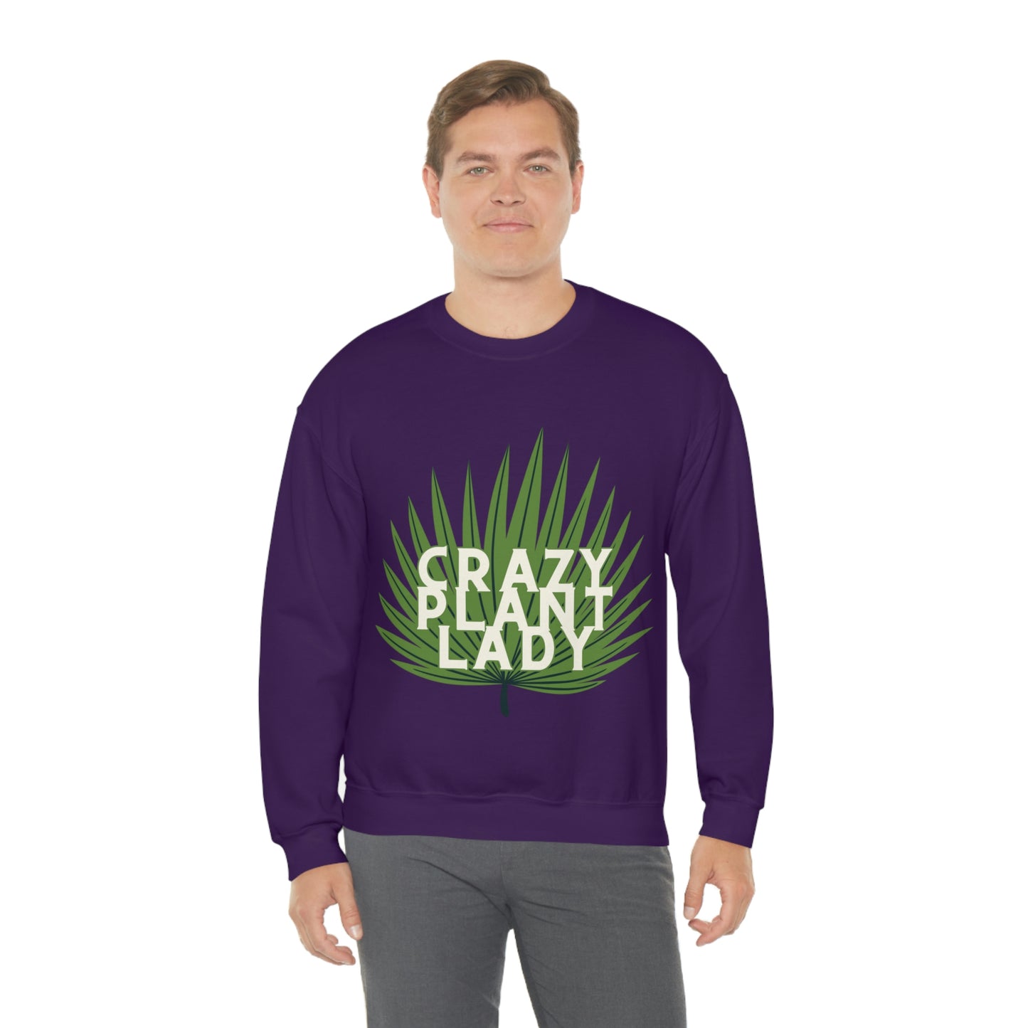 Crazy Plant Lady Unisex Crewneck