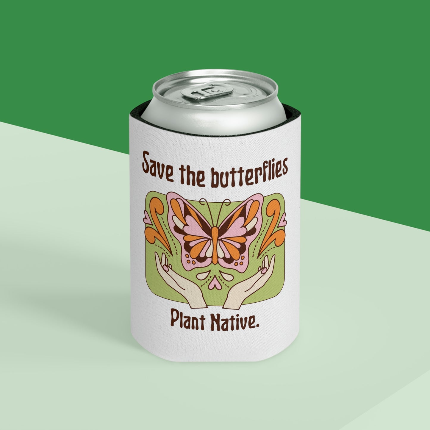 Plant Native Can Cooler