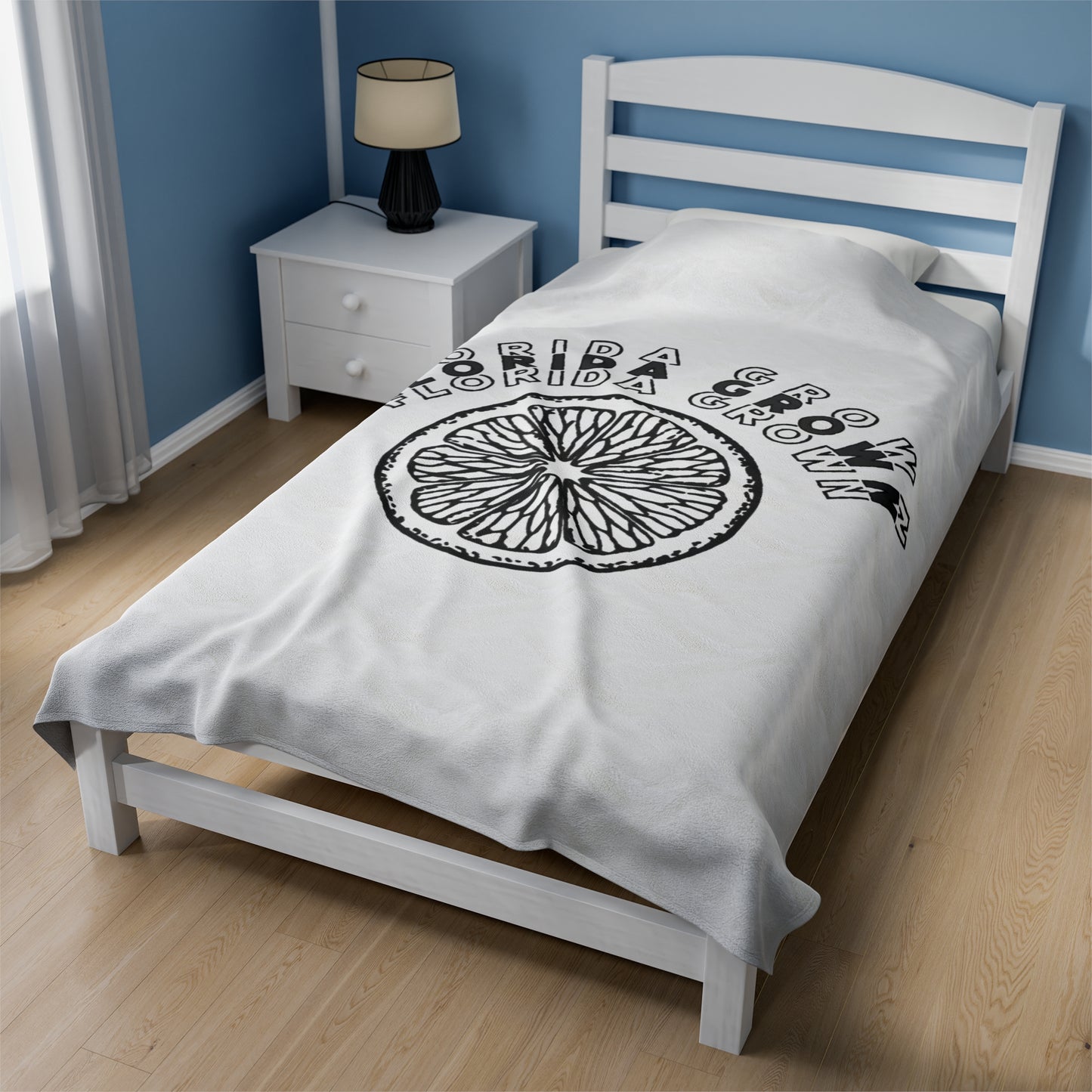 Florida Grown Velveteen Plush Blanket