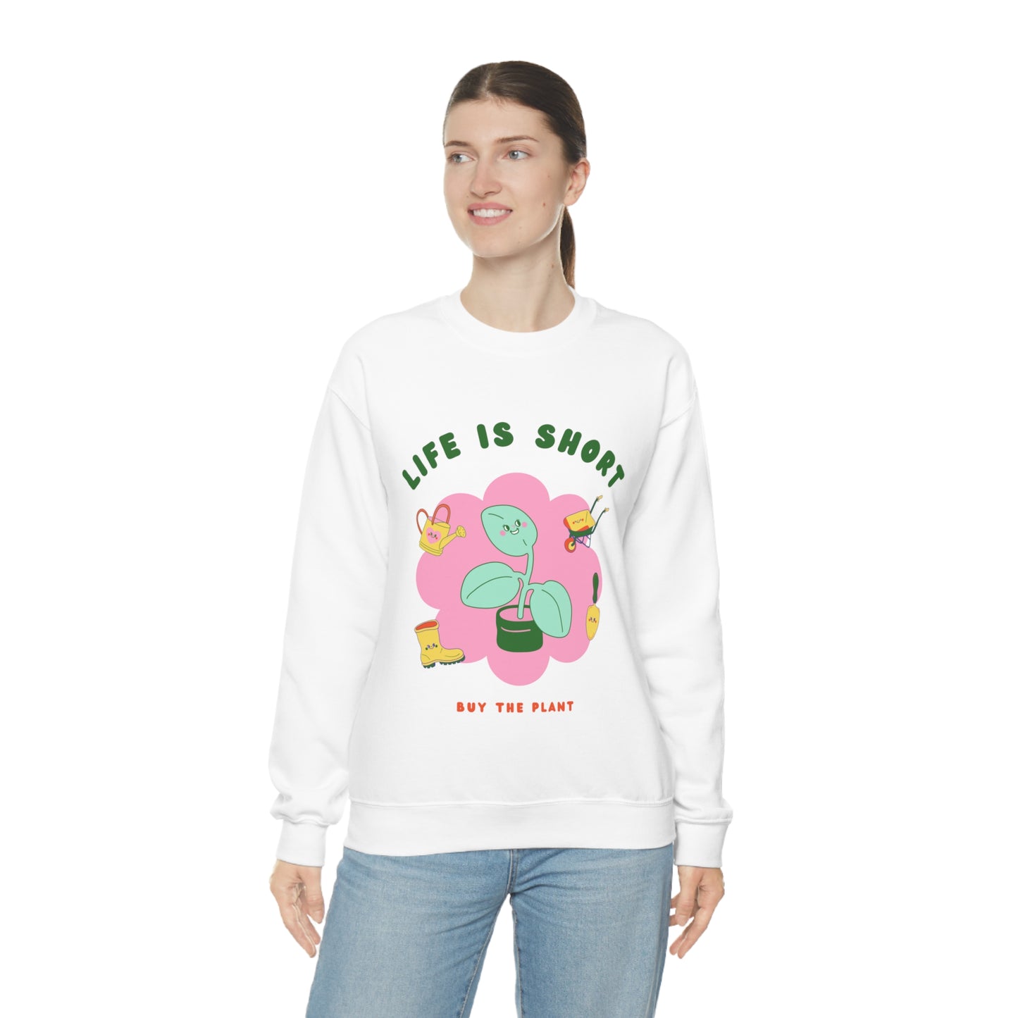 Life Is Short Unisex Crewneck