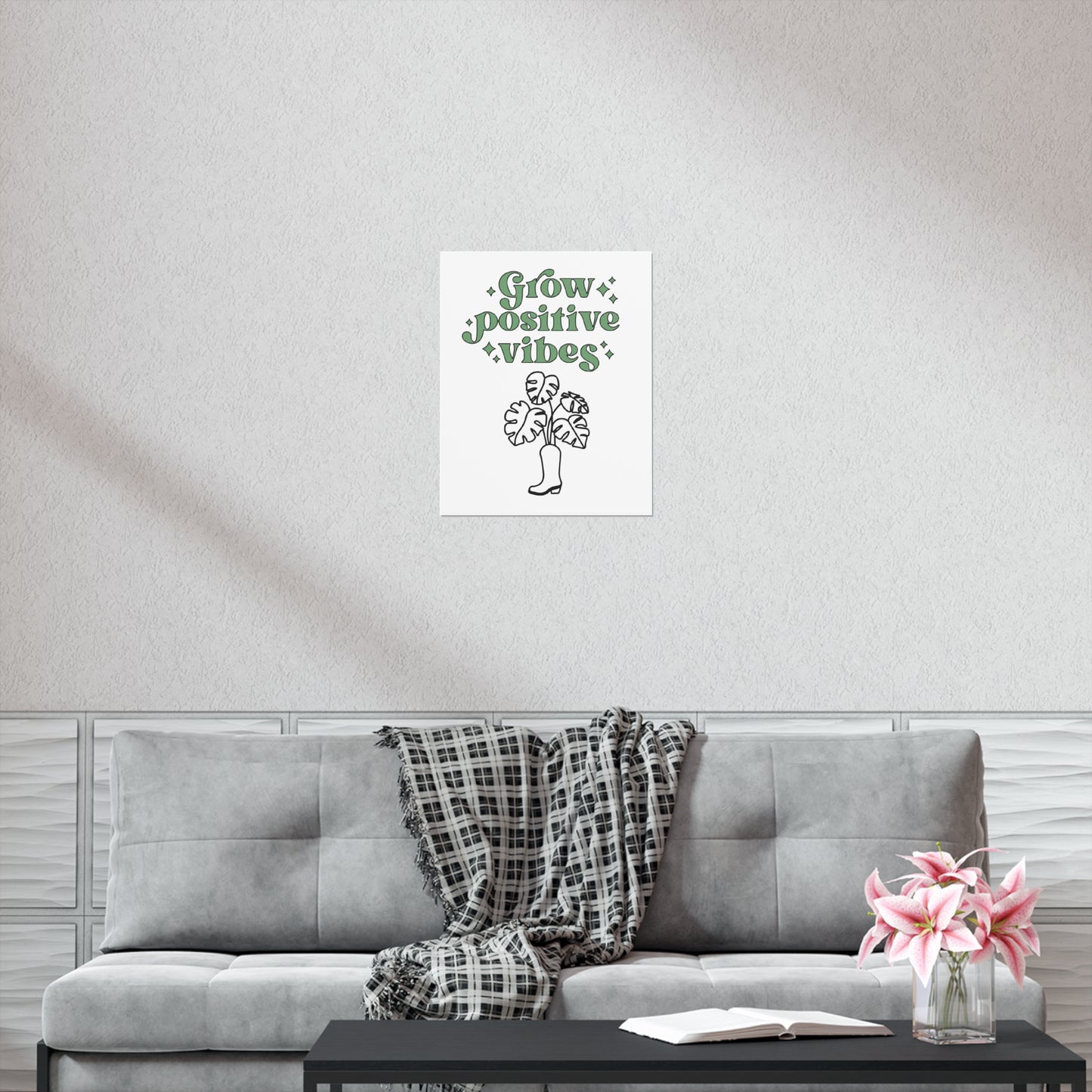 Grow Positive Matte Vertical Posters