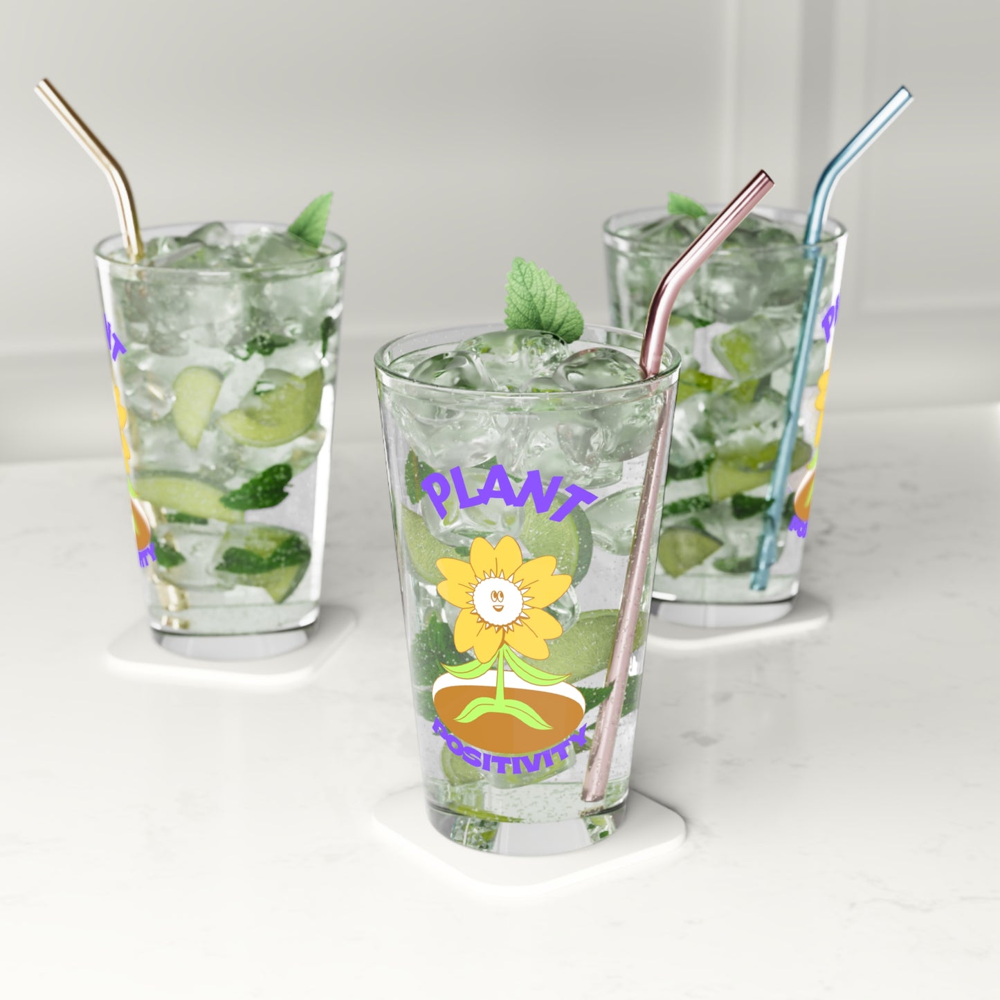 Plant Positivity Pint Glass