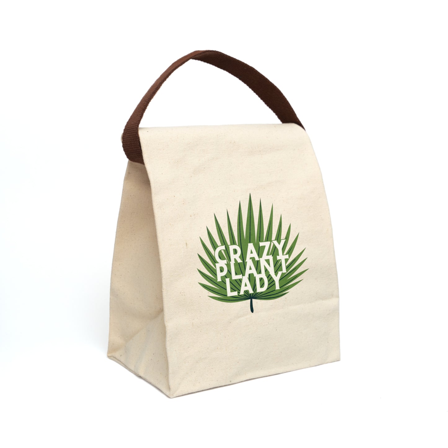 Crazy Plant Lady Canvas Lunch Bag