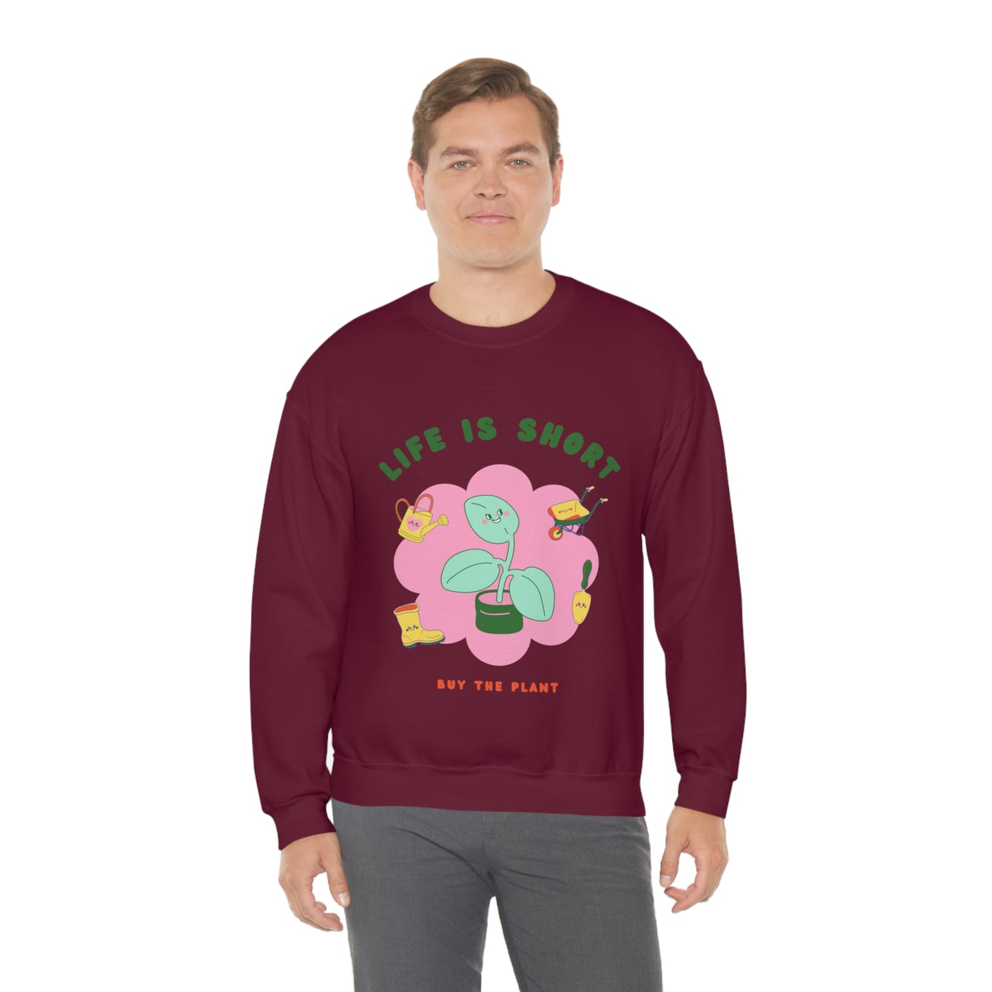 Life Is Short Unisex Crewneck