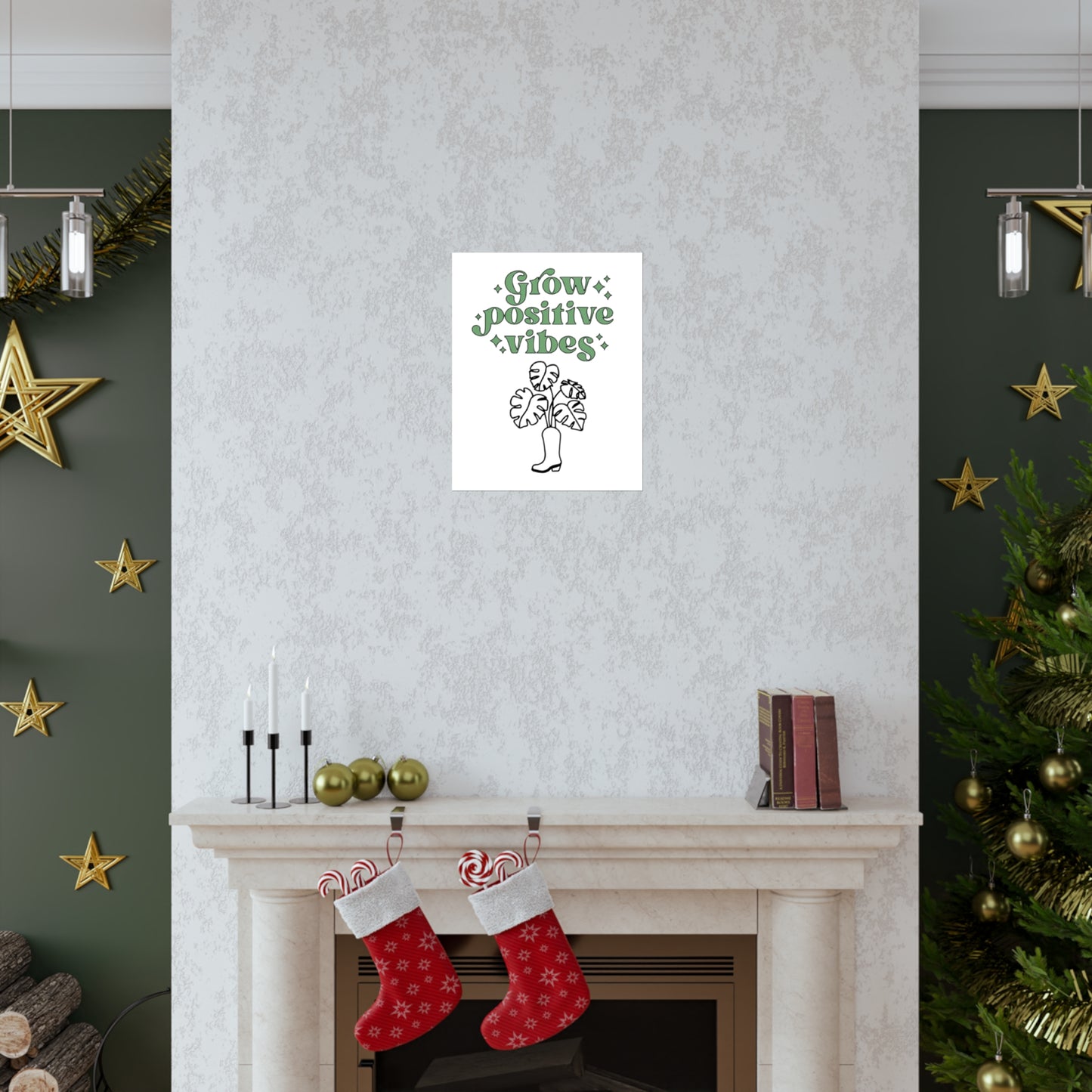 Grow Positive Matte Vertical Posters