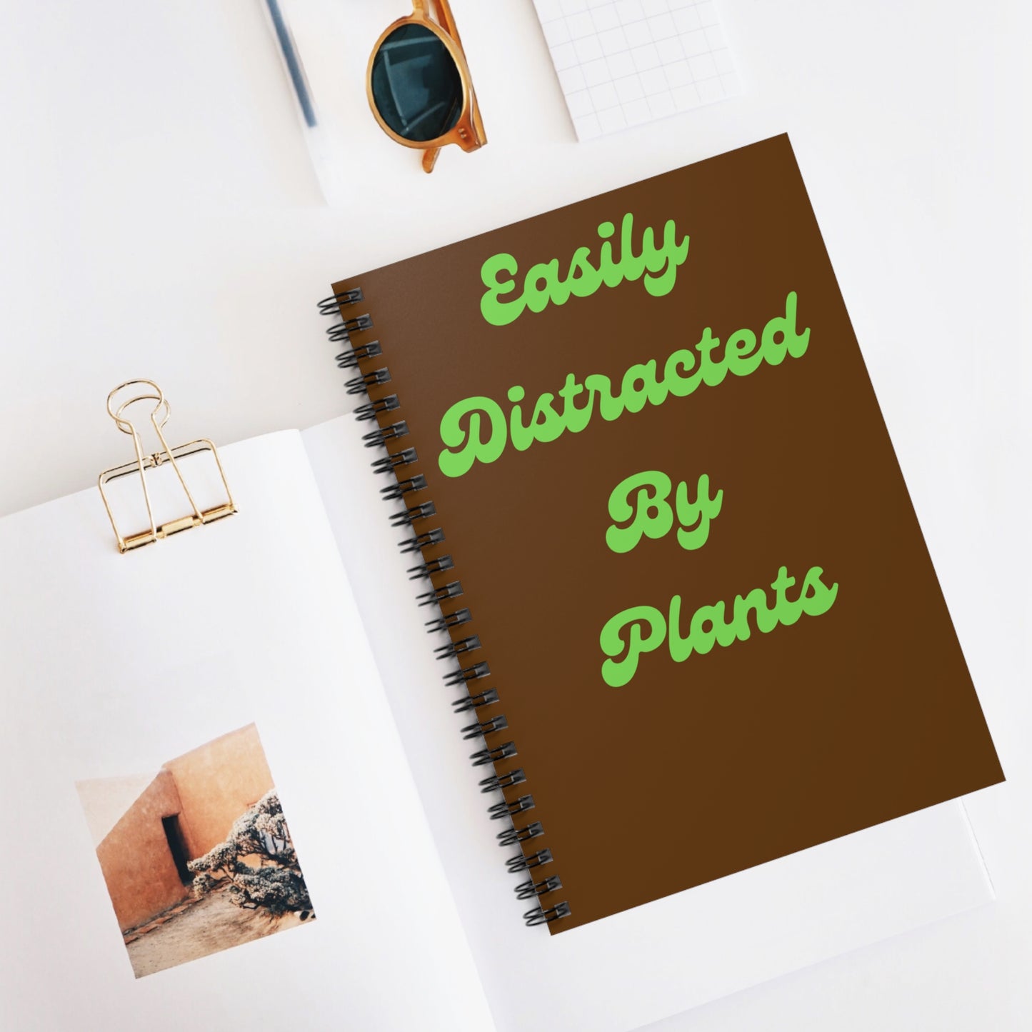 Distracted Spiral Notebook