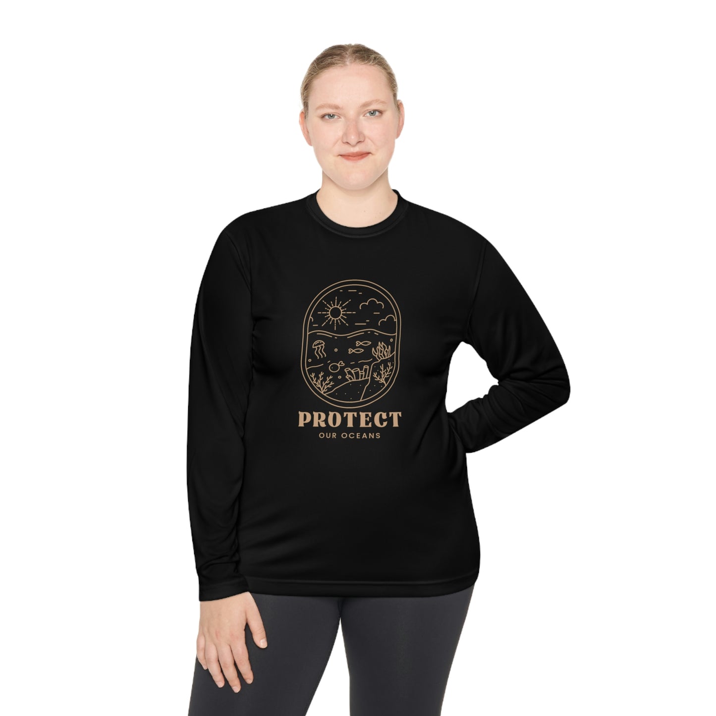 Protect Our Oceans Unisex Lightweight Long Sleeve