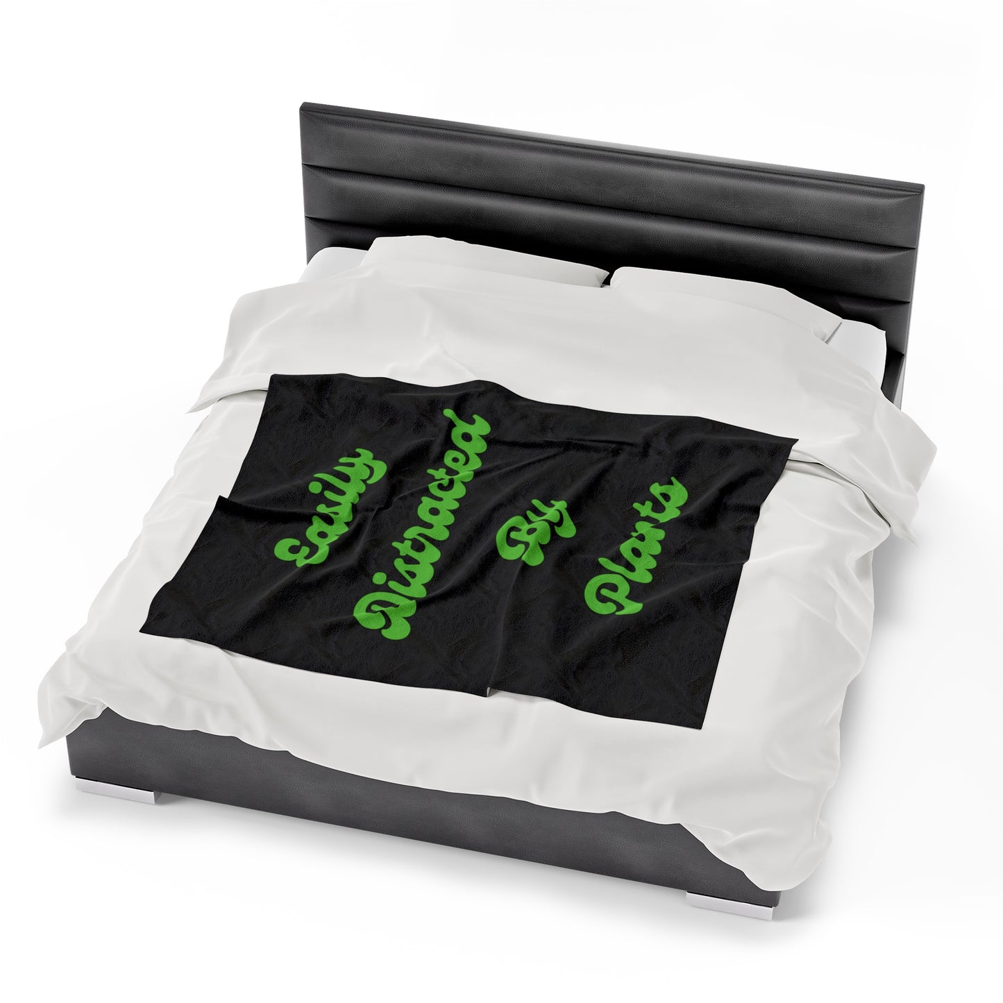 Distracted Velveteen Plush Blanket
